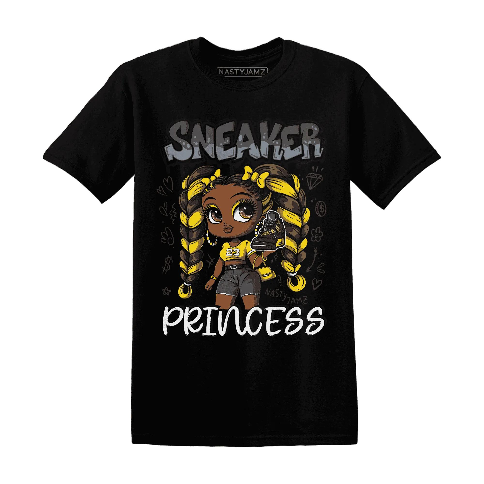 Thunder-4s-T-Shirt-Match-Sneaker-Princess