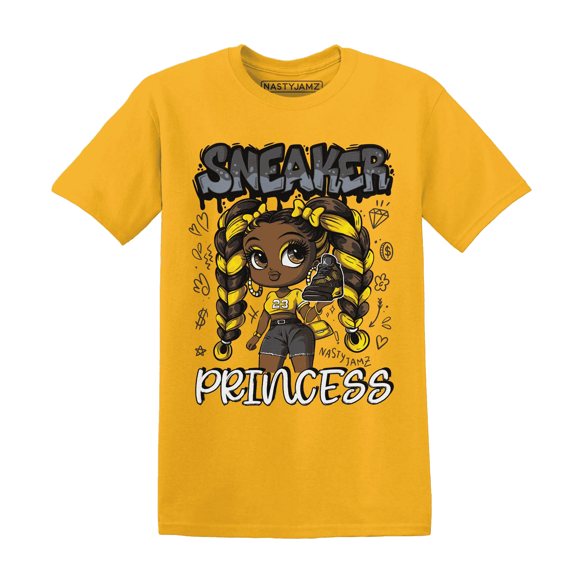 Thunder-4s-T-Shirt-Match-Sneaker-Princess