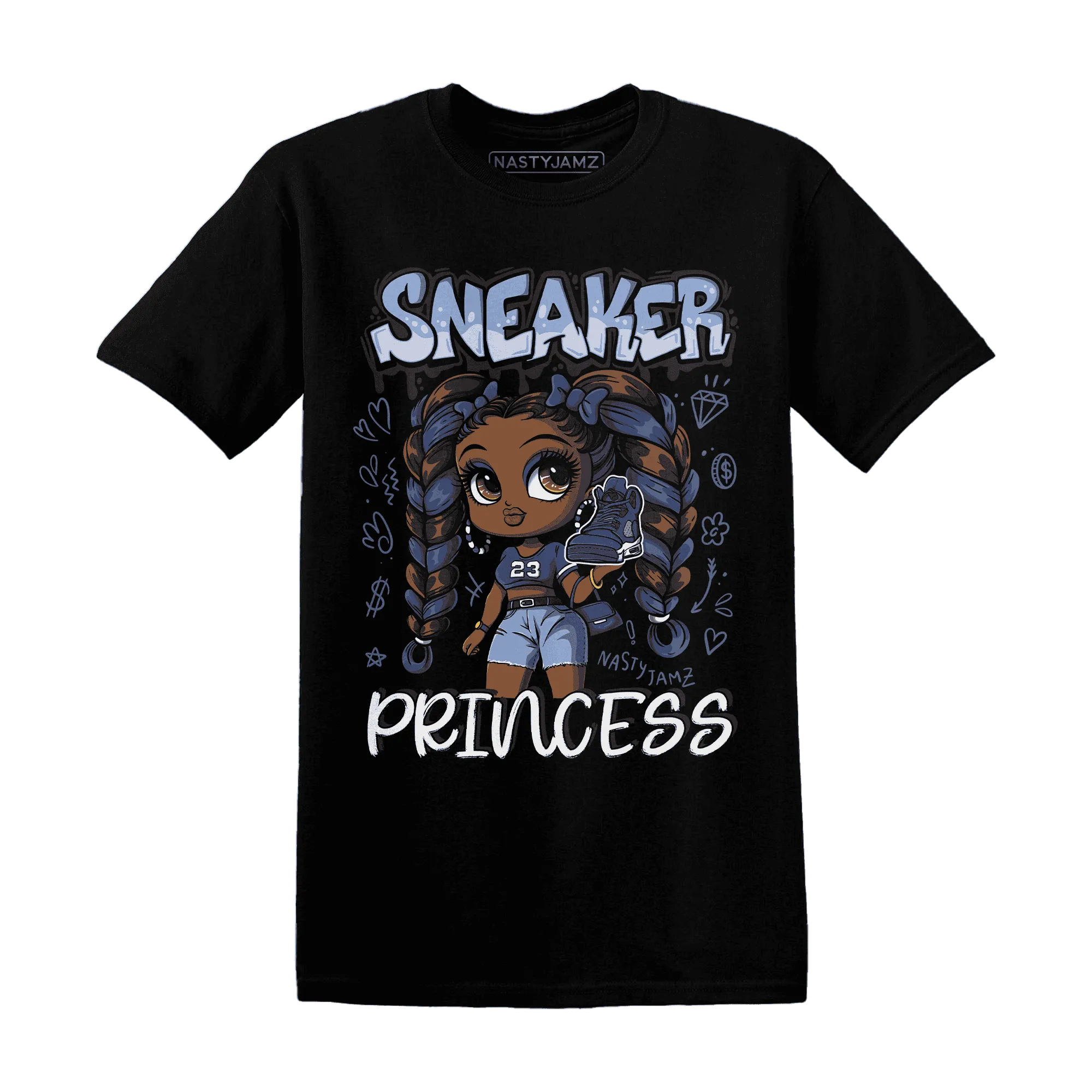 Midnight-Navy-5s-T-Shirt-Match-Sneaker-Princess