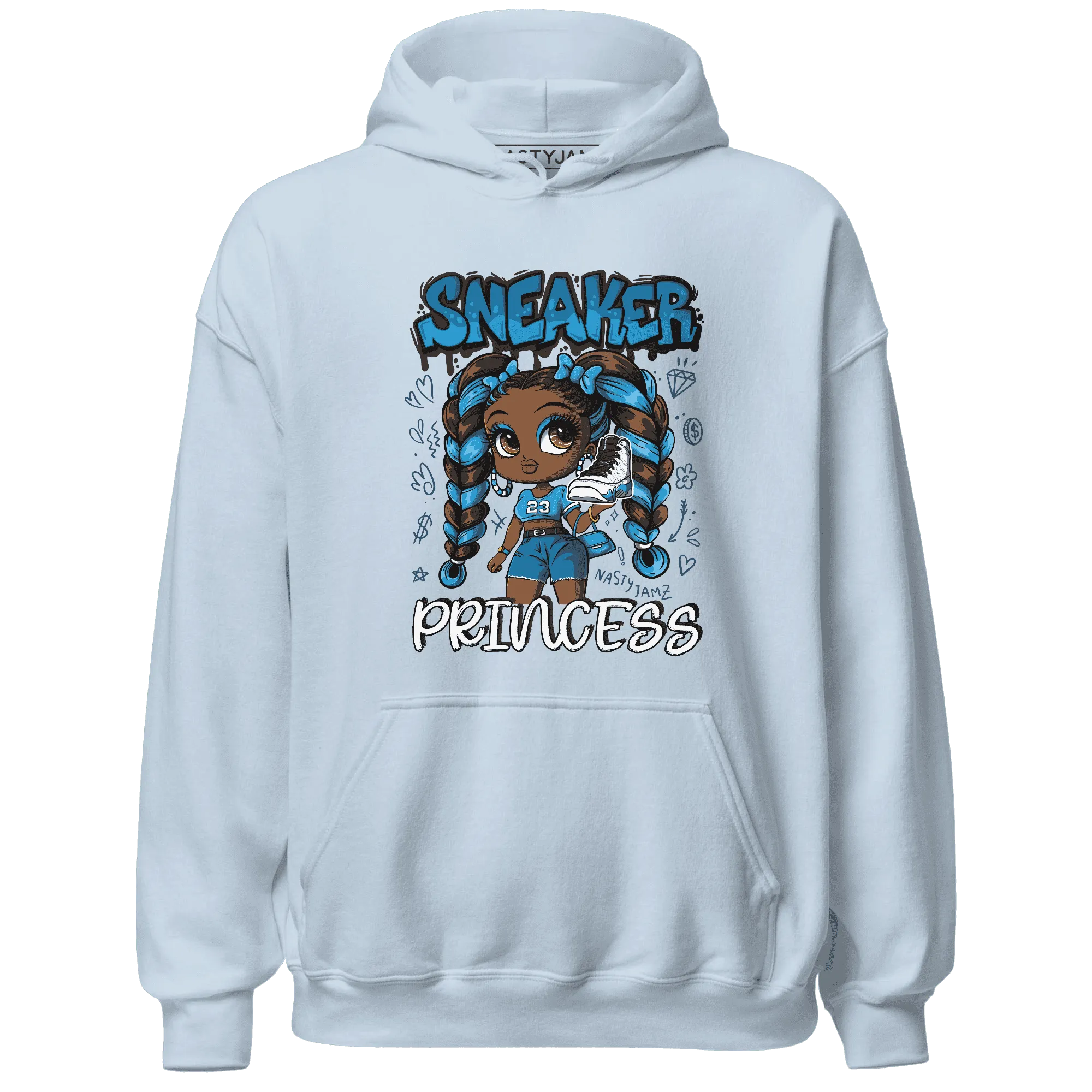 Powder-Blue-9s-Hoodie-Match-Sneaker-Princess