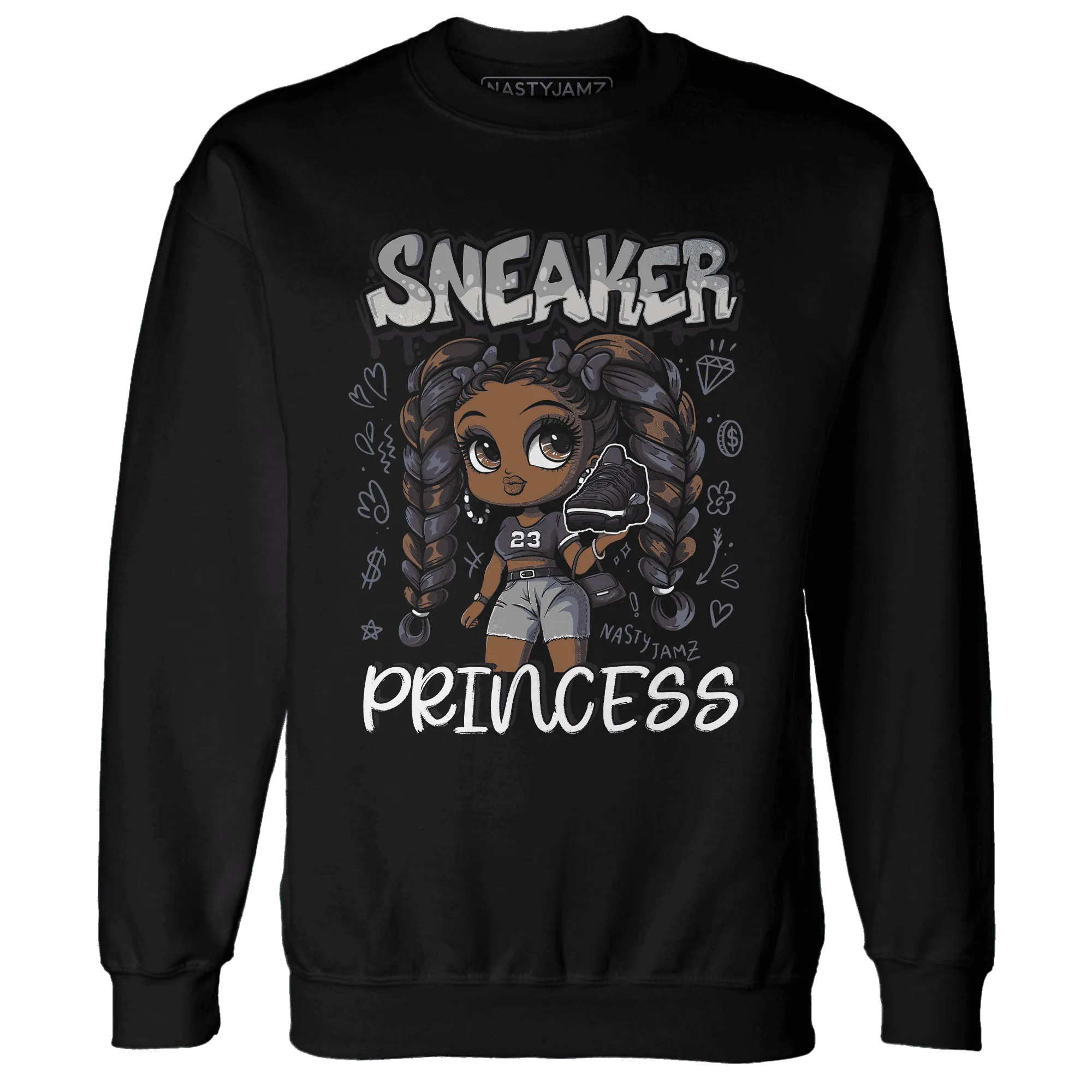 VaporMax-Plus-Midnight-Navy-White-Metallic-Silver-Sweatshirt-Match-Sneaker-Princess