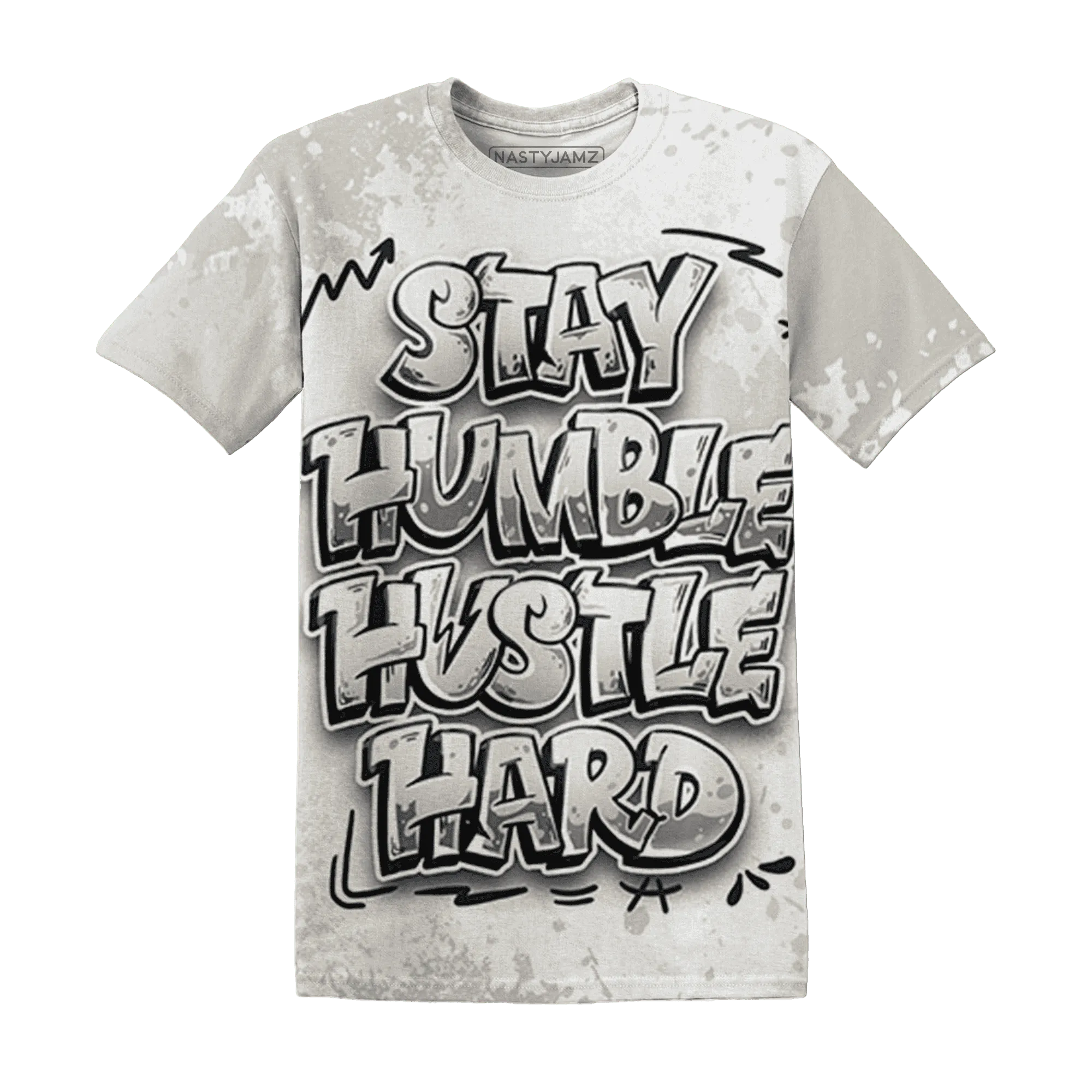 SE-Sail-5s-T-Shirt-Match-Stay-Humble-Hustle-Hard-3D
