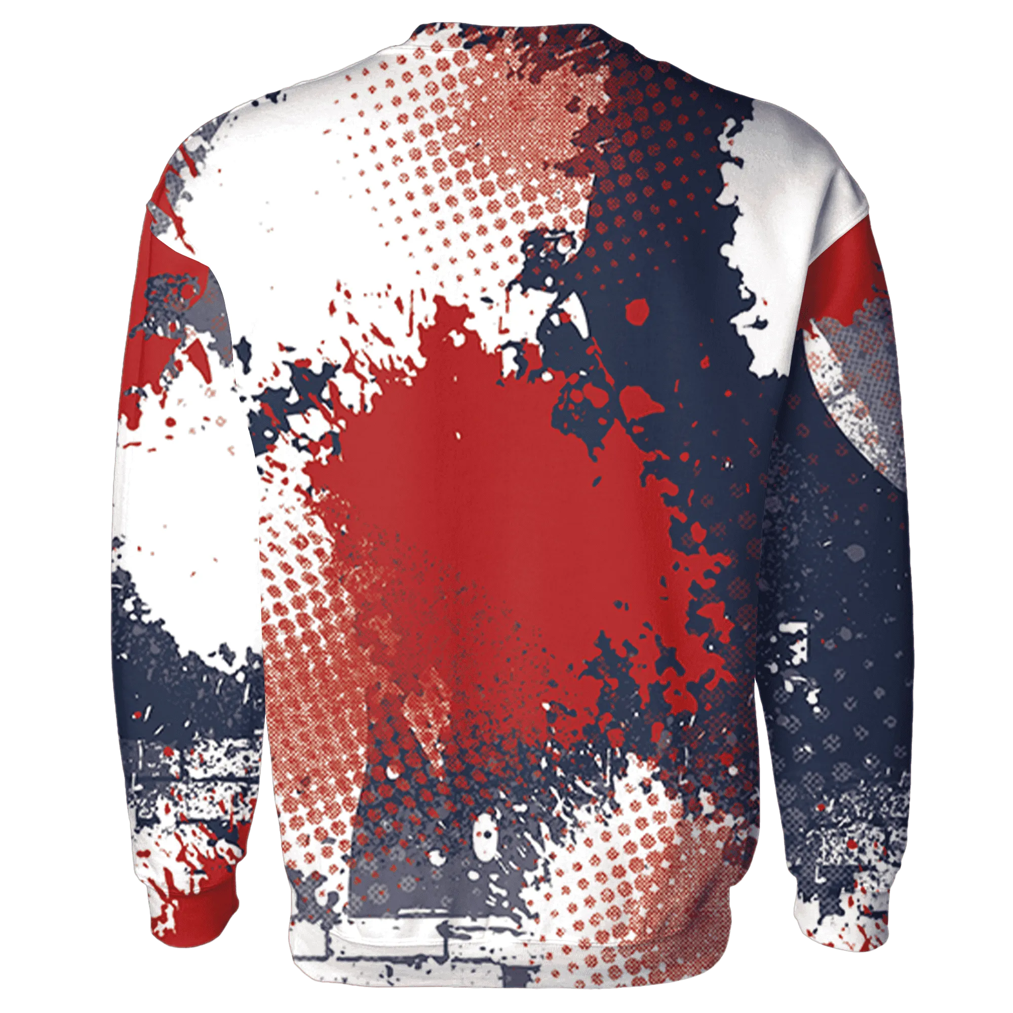 White-Navy-6s-Sweatshirt-Match-Stay-Humble-Hustle-Hard-3D