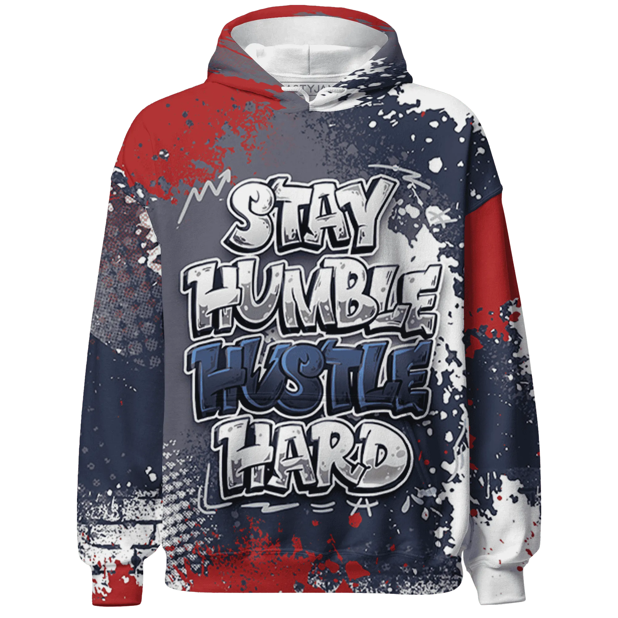 White-Navy-6s-Hoodie-Match-Stay-Humble-Hustle-Hard-3D