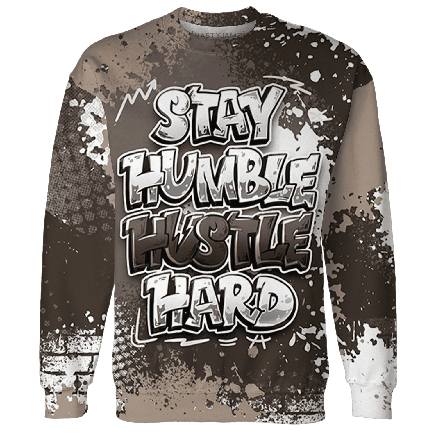 Dunk-Low-Baroque-Brown-Sweatshirt-Match-Stay-Humble-Hustle-Hard-3D