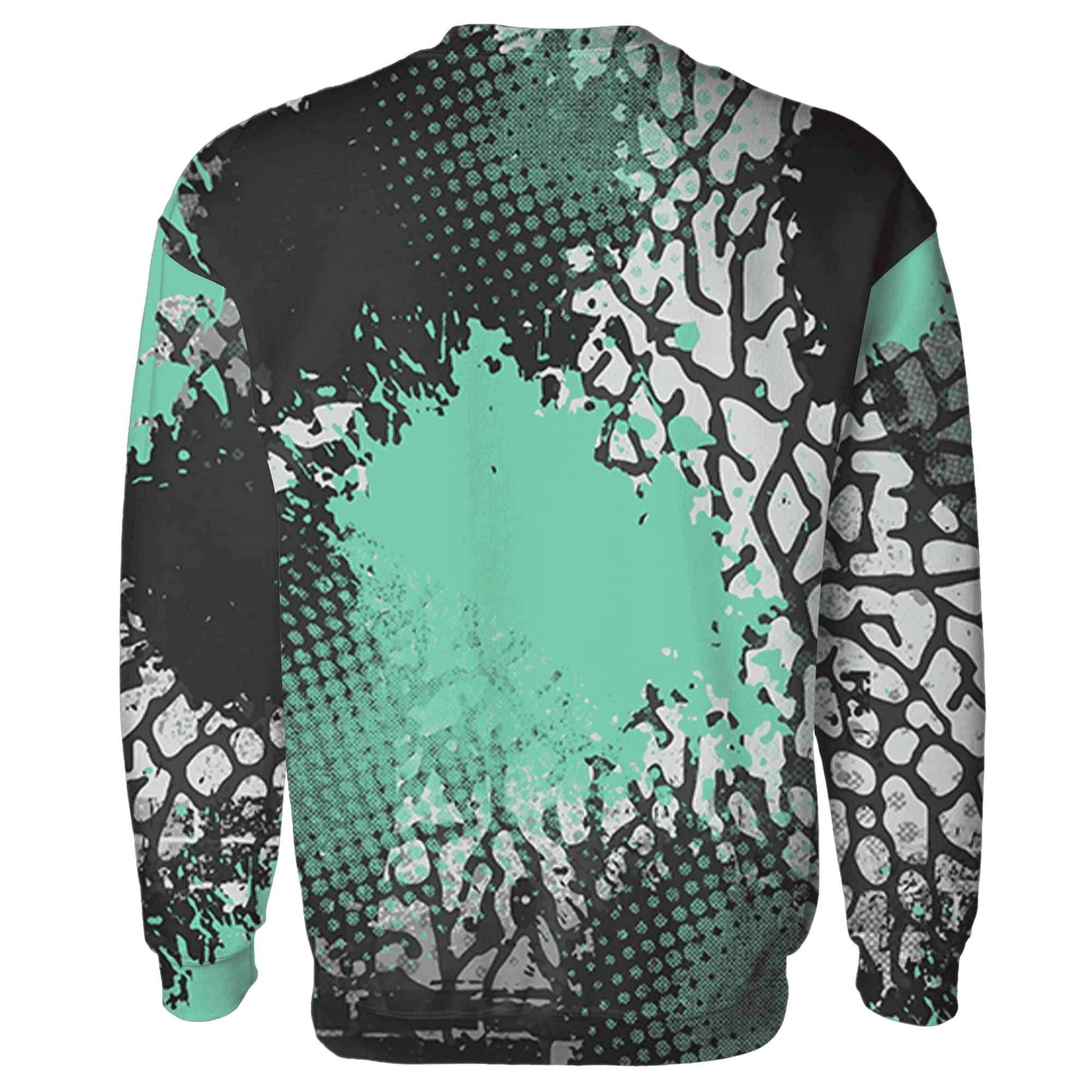 Green-Glow-3s-Sweatshirt-Match-Stay-Humble-Hustle-Hard-3D