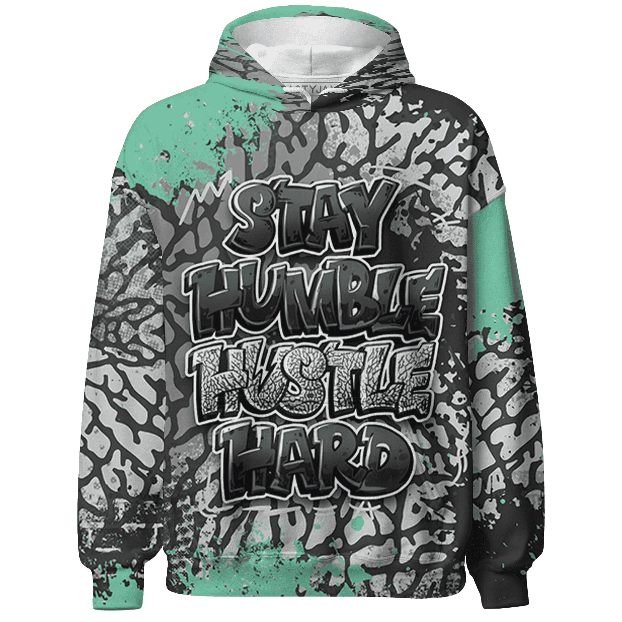 Green-Glow-3s-Hoodie-Match-Stay-Humble-Hustle-Hard-3D
