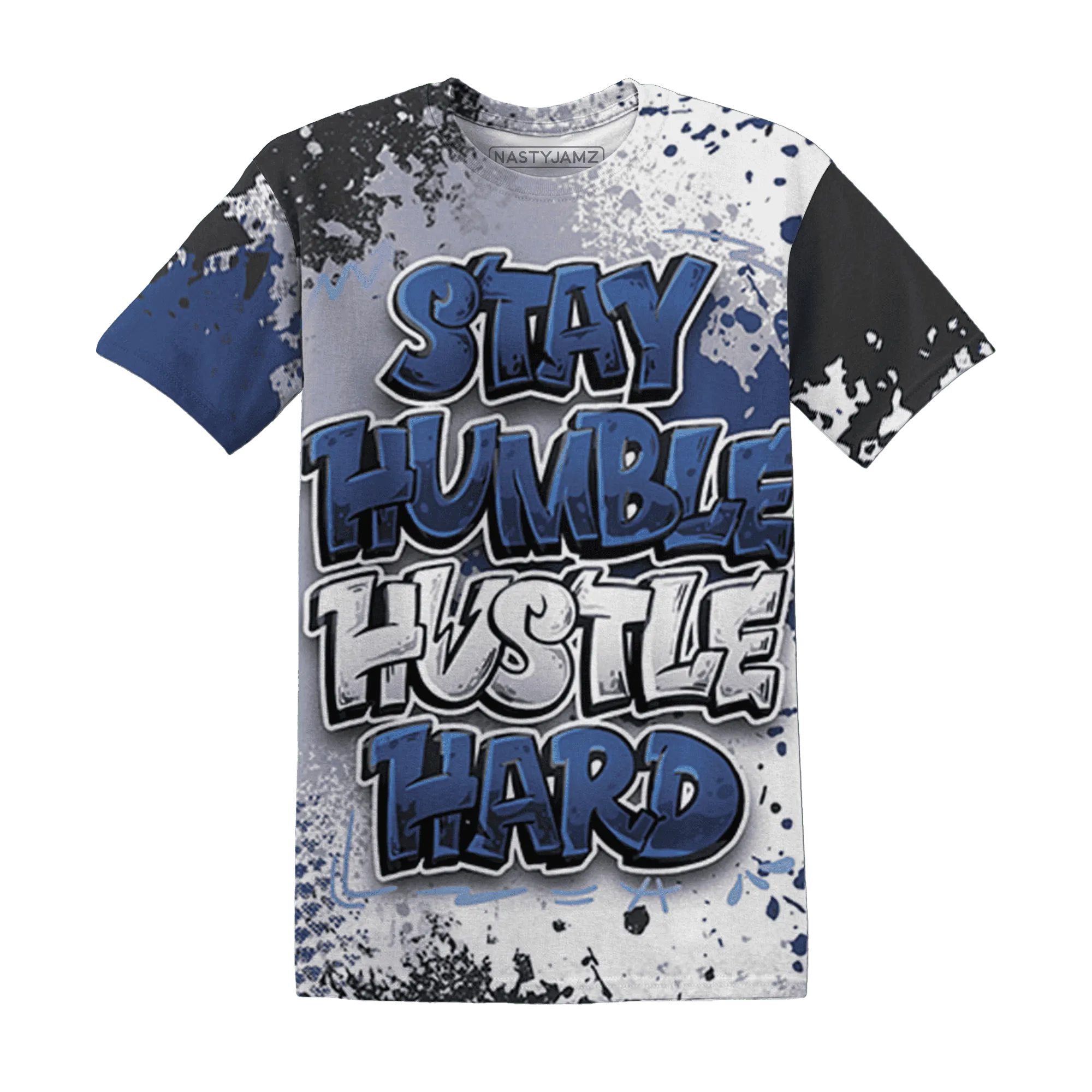 Midnight-Navy-5s-T-Shirt-Match-Stay-Humble-Hustle-Hard-3D