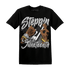 Retro High OG Black White 1s T Shirt Match Step Into Juneteenth - NastyJamz