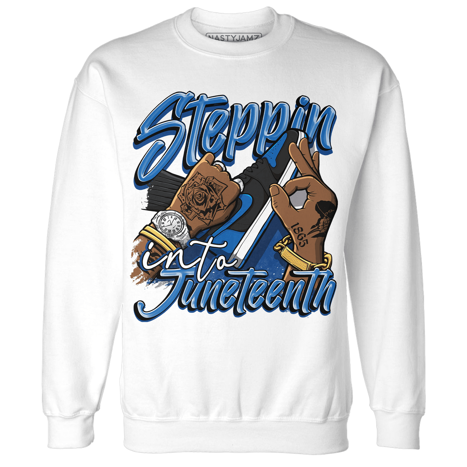 Royal Reimagined 1s Sweatshirt Match Step Into Juneteenth - NastyJamz