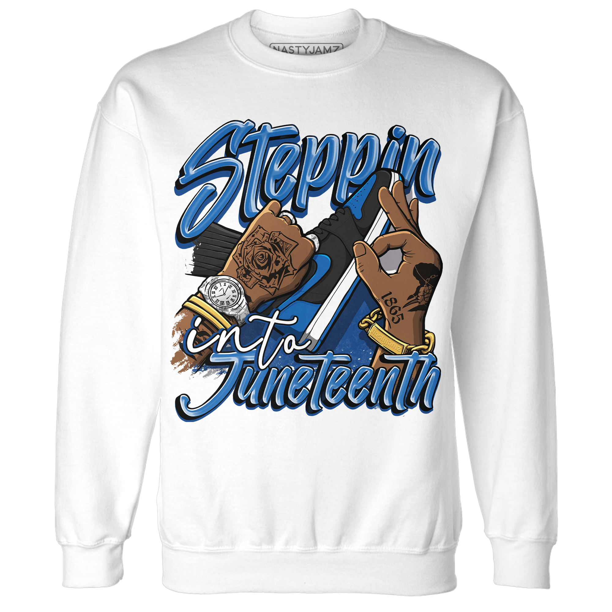 Royal Reimagined 1s Sweatshirt Match Step Into Juneteenth - NastyJamz