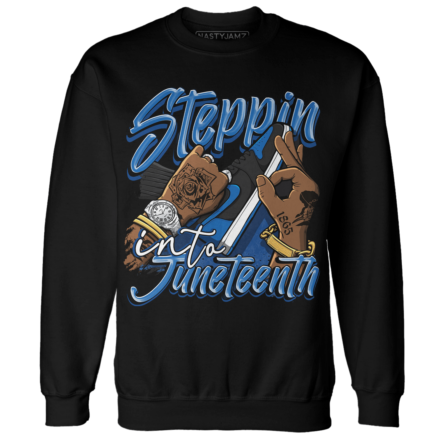 Royal Reimagined 1s Sweatshirt Match Step Into Juneteenth - NastyJamz