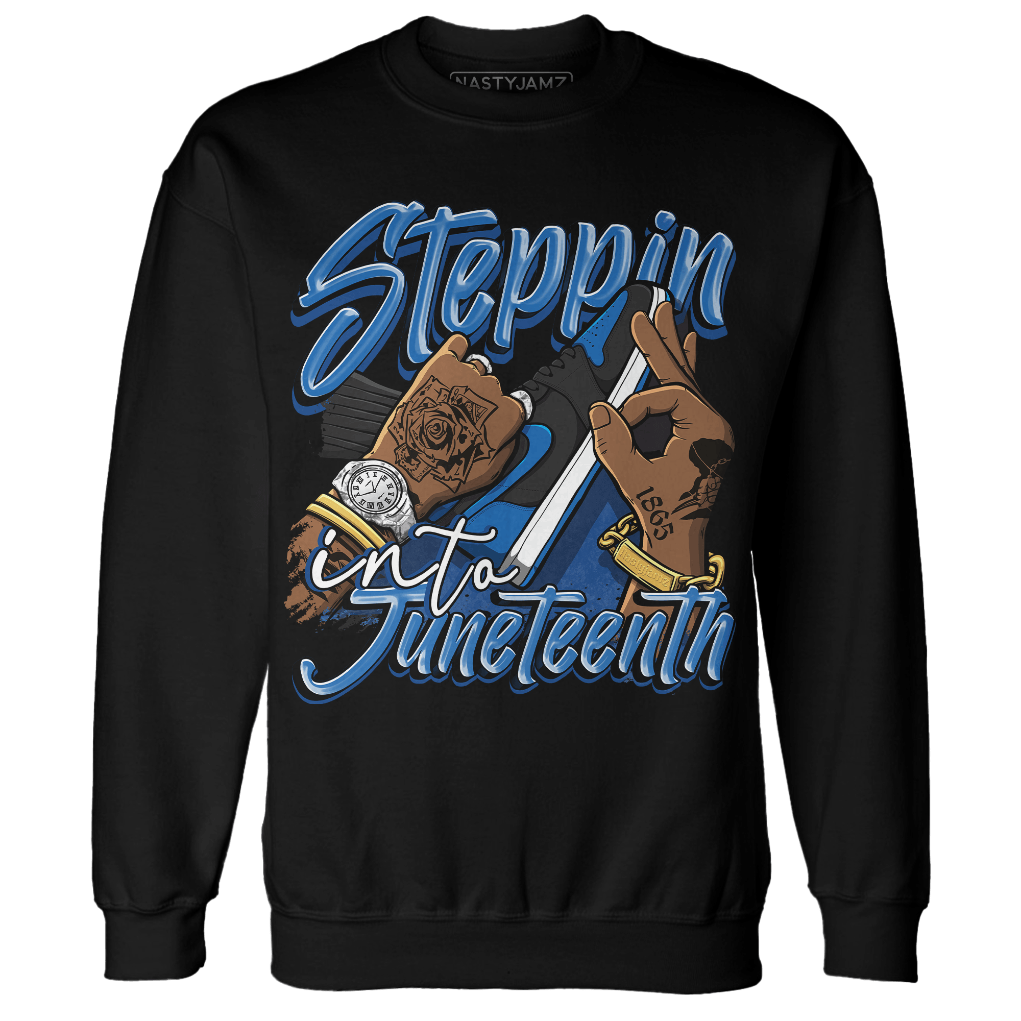 Royal Reimagined 1s Sweatshirt Match Step Into Juneteenth - NastyJamz