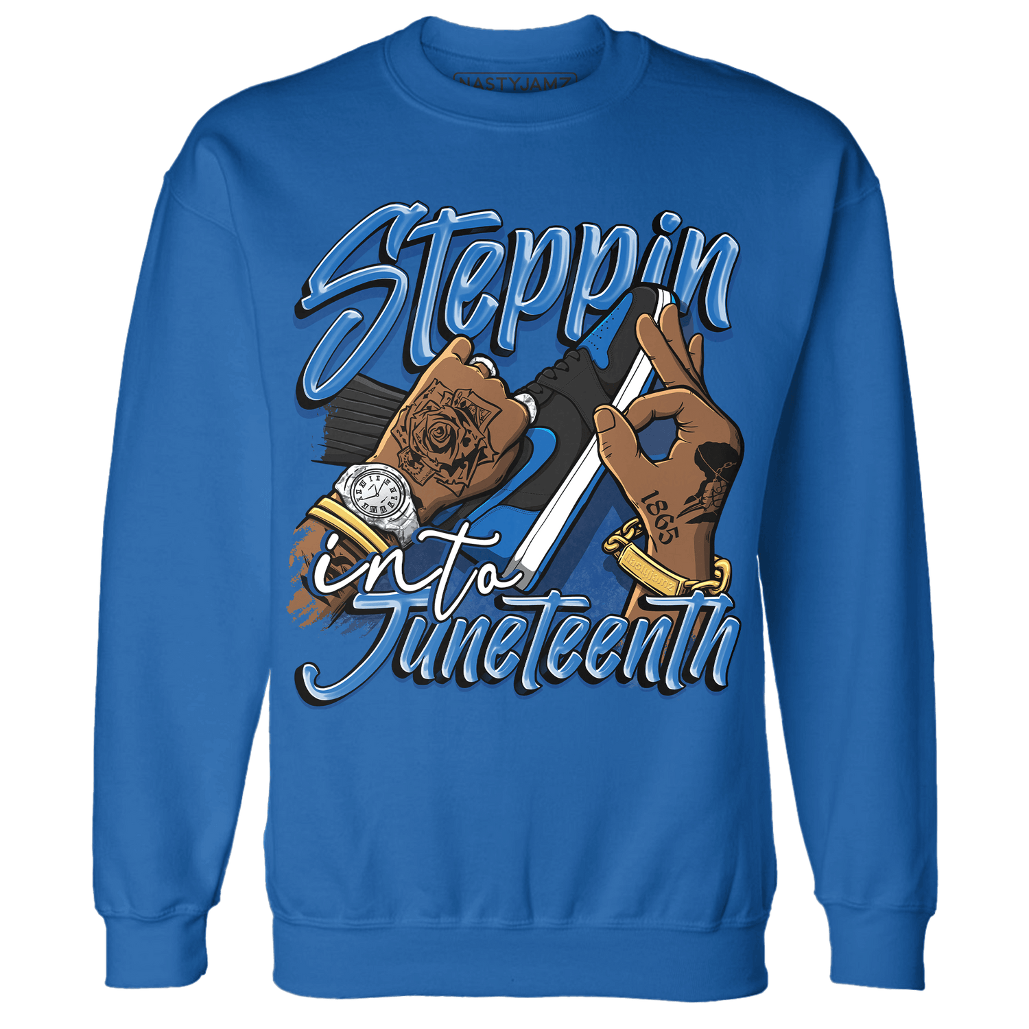 Royal Reimagined 1s Sweatshirt Match Step Into Juneteenth - NastyJamz