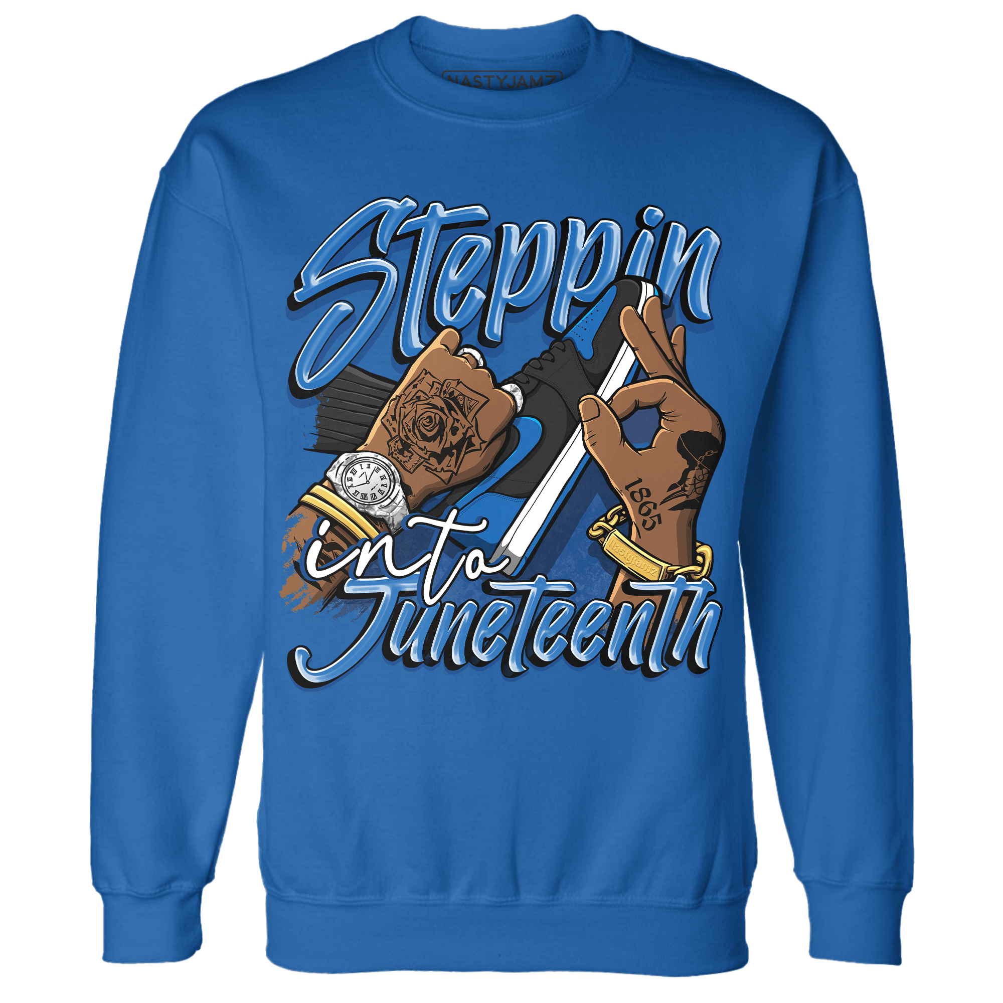 Royal Reimagined 1s Sweatshirt Match Step Into Juneteenth - NastyJamz