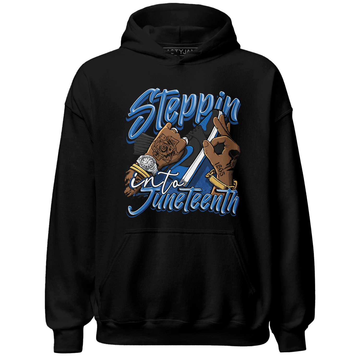 Royal Reimagined 1s Hoodie Match Step Into Juneteenth - NastyJamz