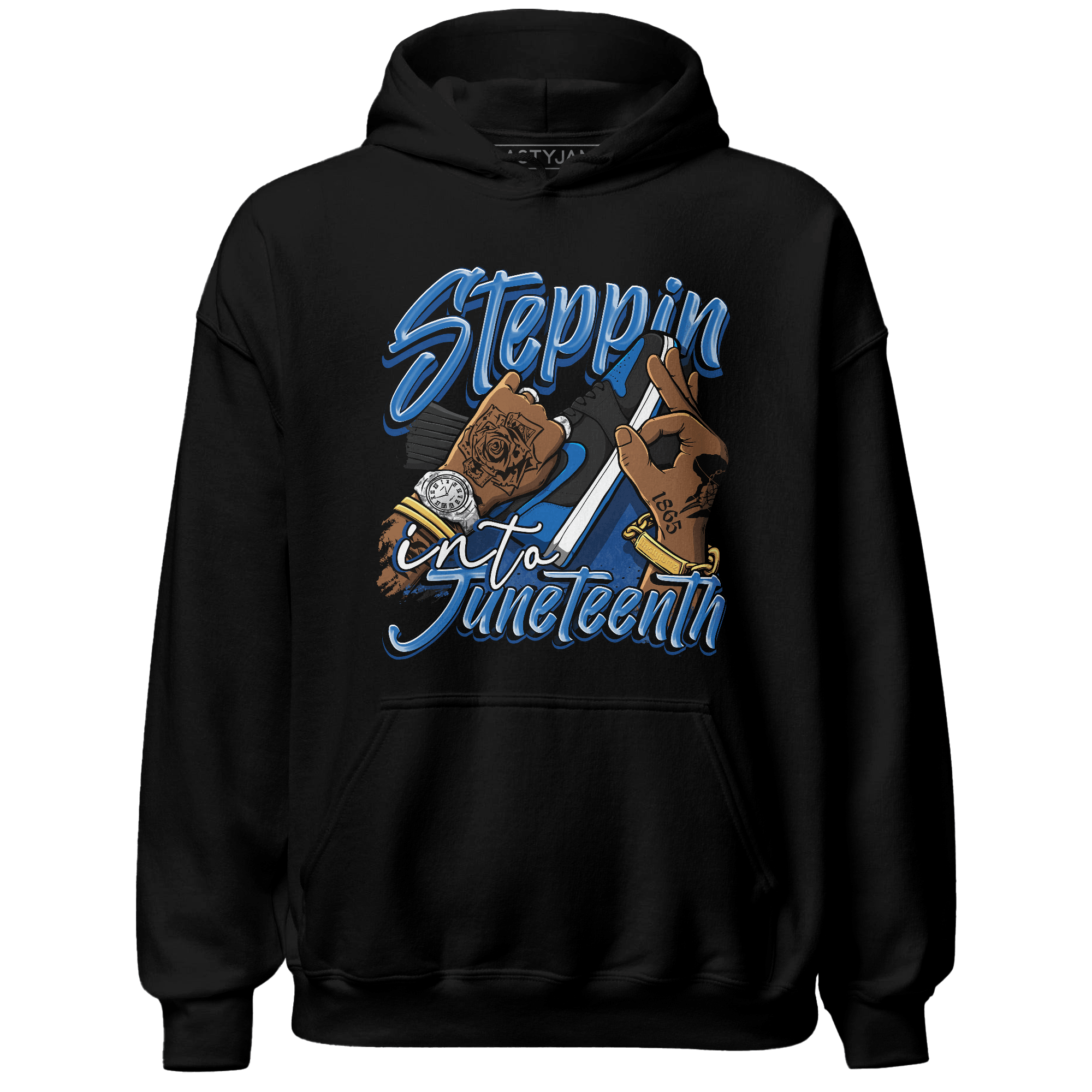 Royal Reimagined 1s Hoodie Match Step Into Juneteenth - NastyJamz