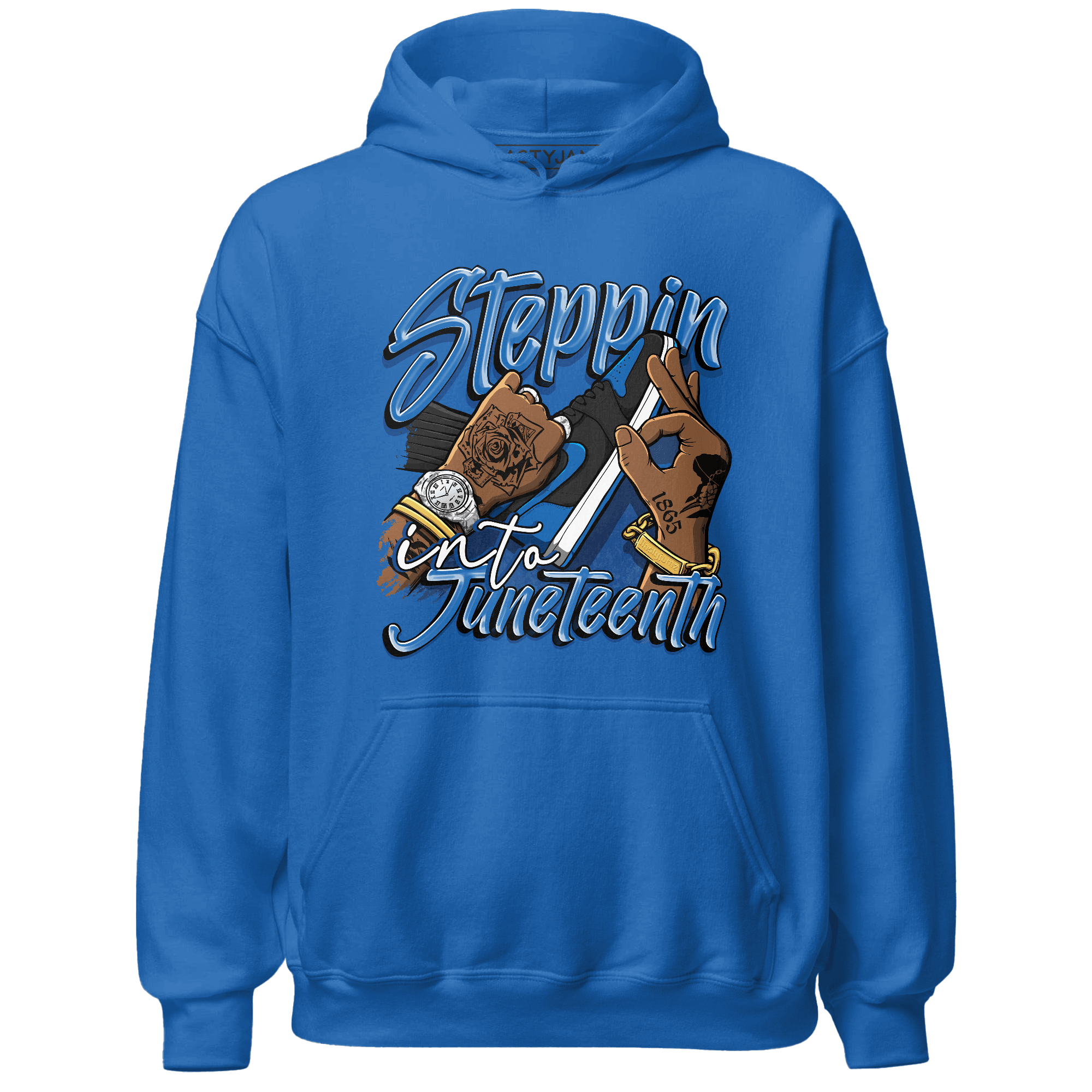 Royal Reimagined 1s Hoodie Match Step Into Juneteenth - NastyJamz