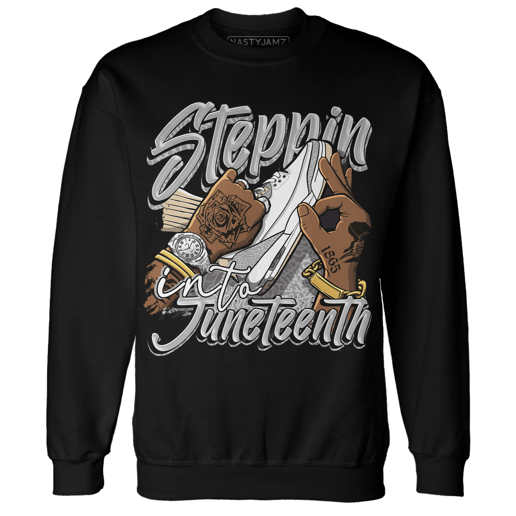 Craft Ivory 3s Sweatshirt Match Step Into Juneteenth - NastyJamz