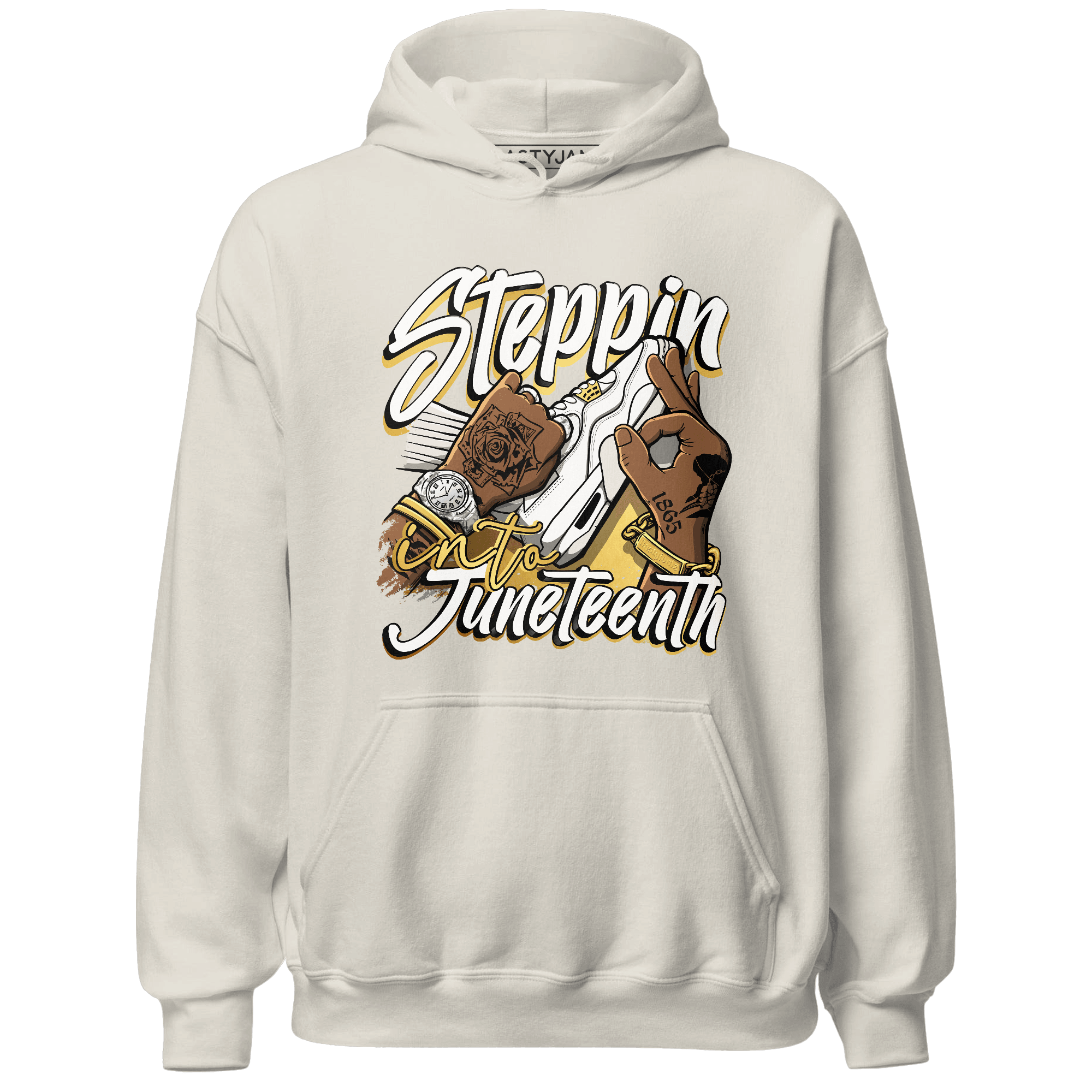 Sail 4s Hoodie Match Step Into Juneteenth - NastyJamz