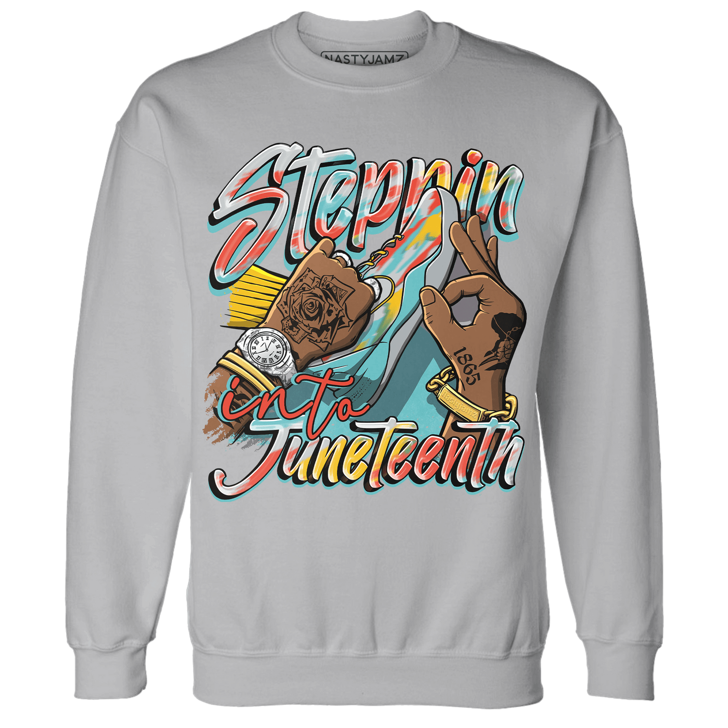 KB 8 Protro Venice Beach Sweatshirt Match Step Into Juneteenth - NastyJamz