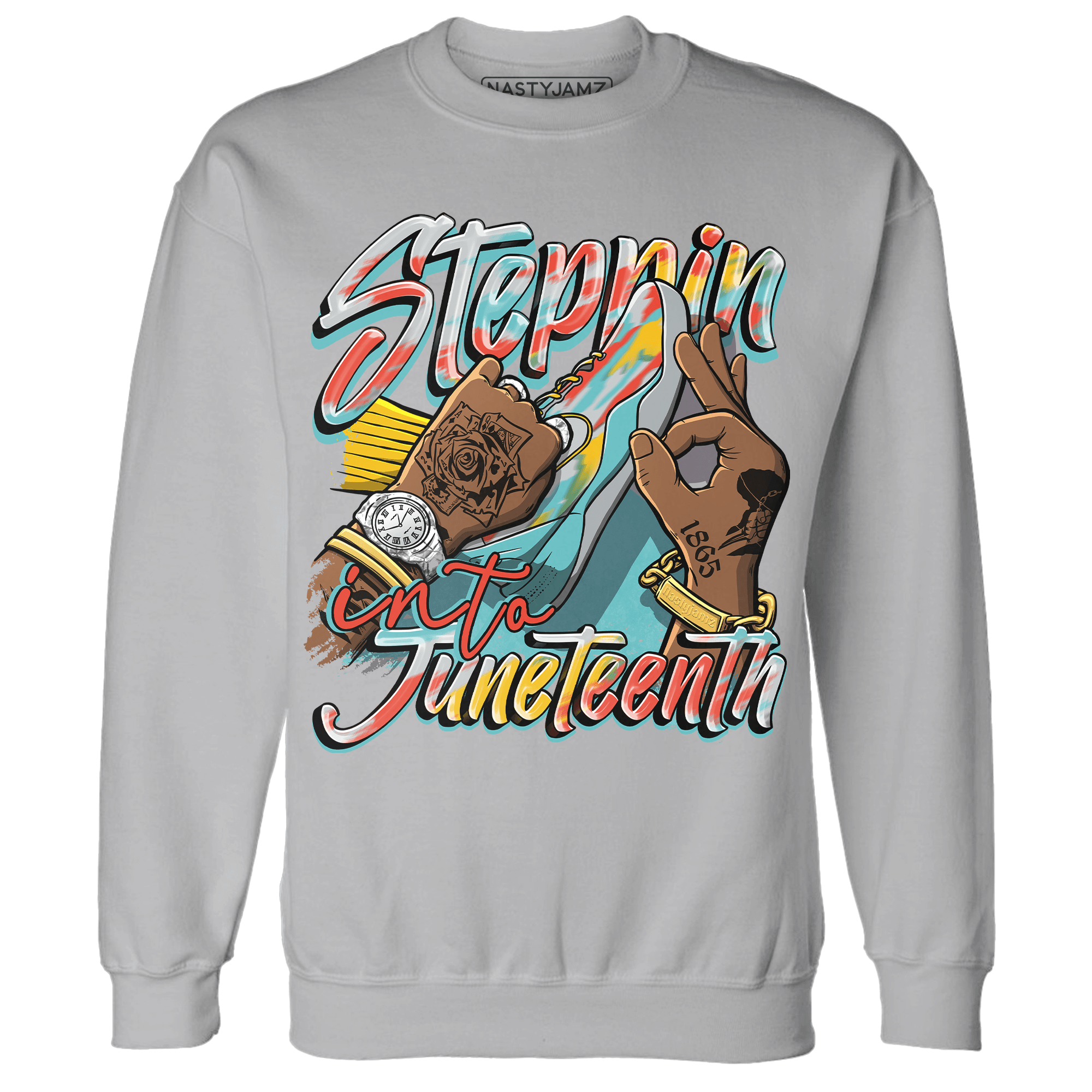 KB 8 Protro Venice Beach Sweatshirt Match Step Into Juneteenth - NastyJamz