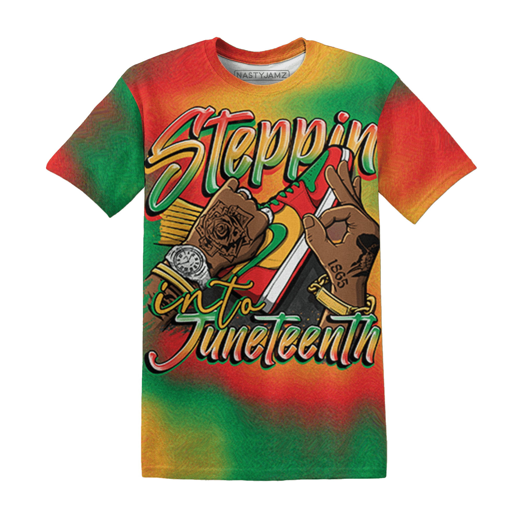 Step Into Juneteenth 3D All-Over Print JuneTeenth T Shirt - NastyJamz