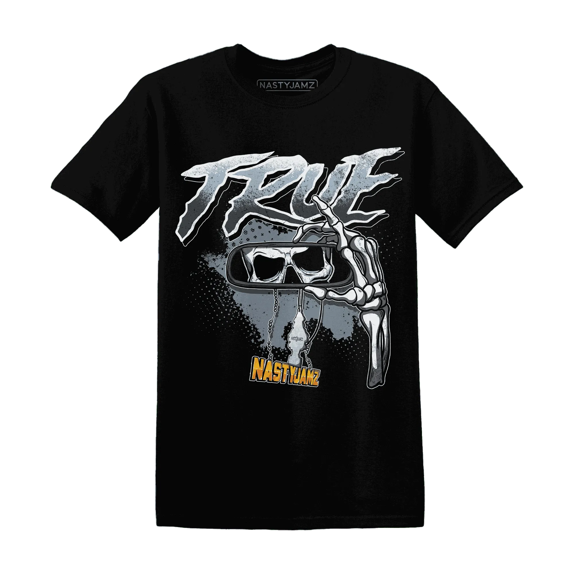 NastyJamz-Mid-Diffused-Blue-Grey-1s-T-Shirt-Match-TRUE