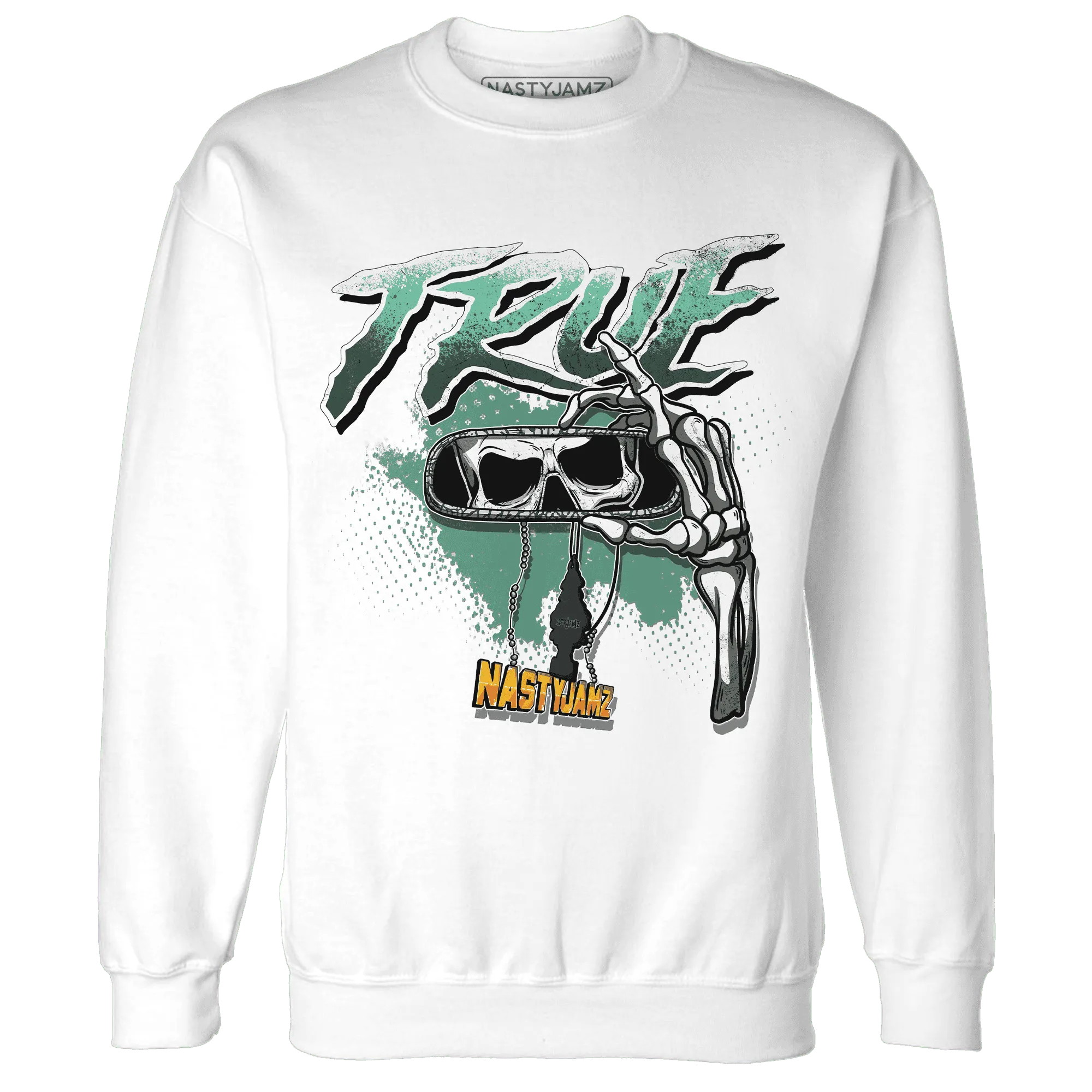 NastyJamz-Green-Glow-3s-Sweatshirt-Match-TRUE