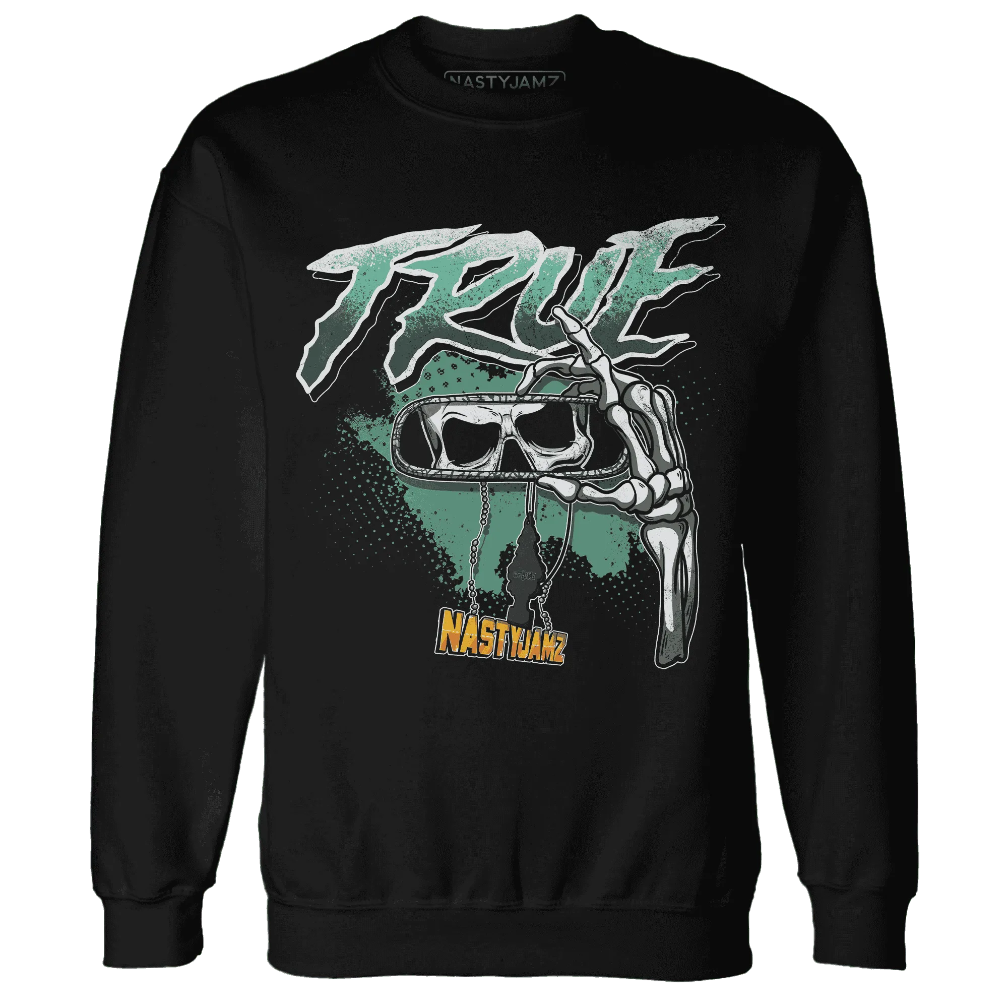 NastyJamz-Green-Glow-3s-Sweatshirt-Match-TRUE