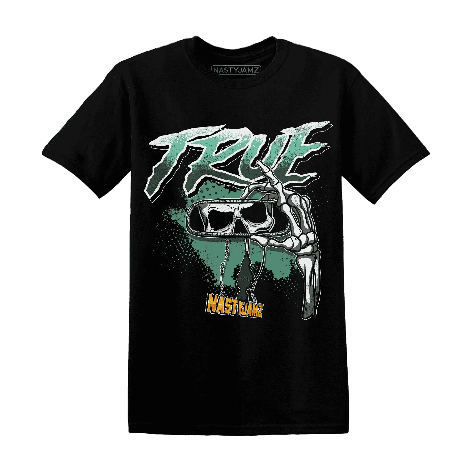 NastyJamz-Green-Glow-3s-T-Shirt-Match-TRUE