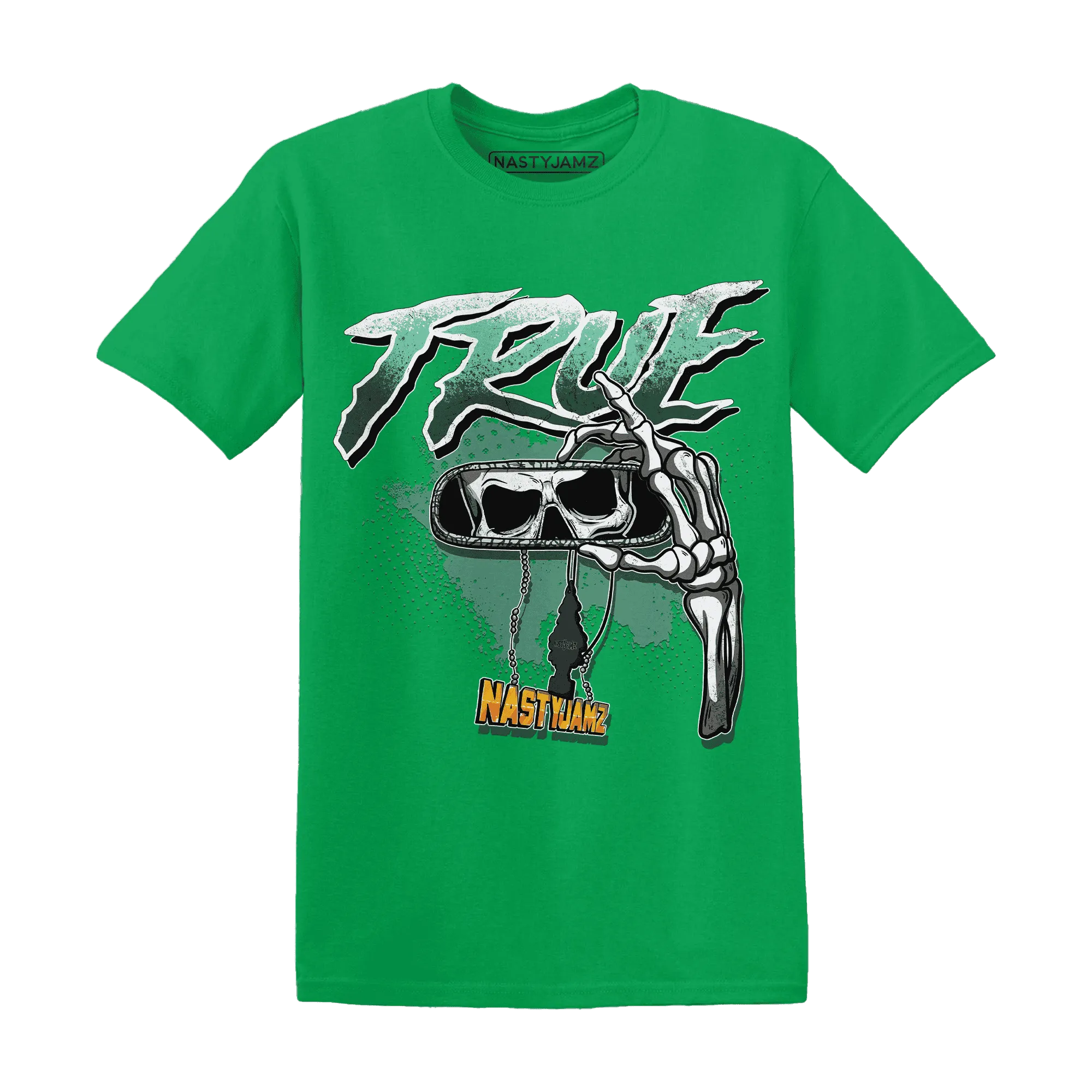 NastyJamz-Green-Glow-3s-T-Shirt-Match-TRUE