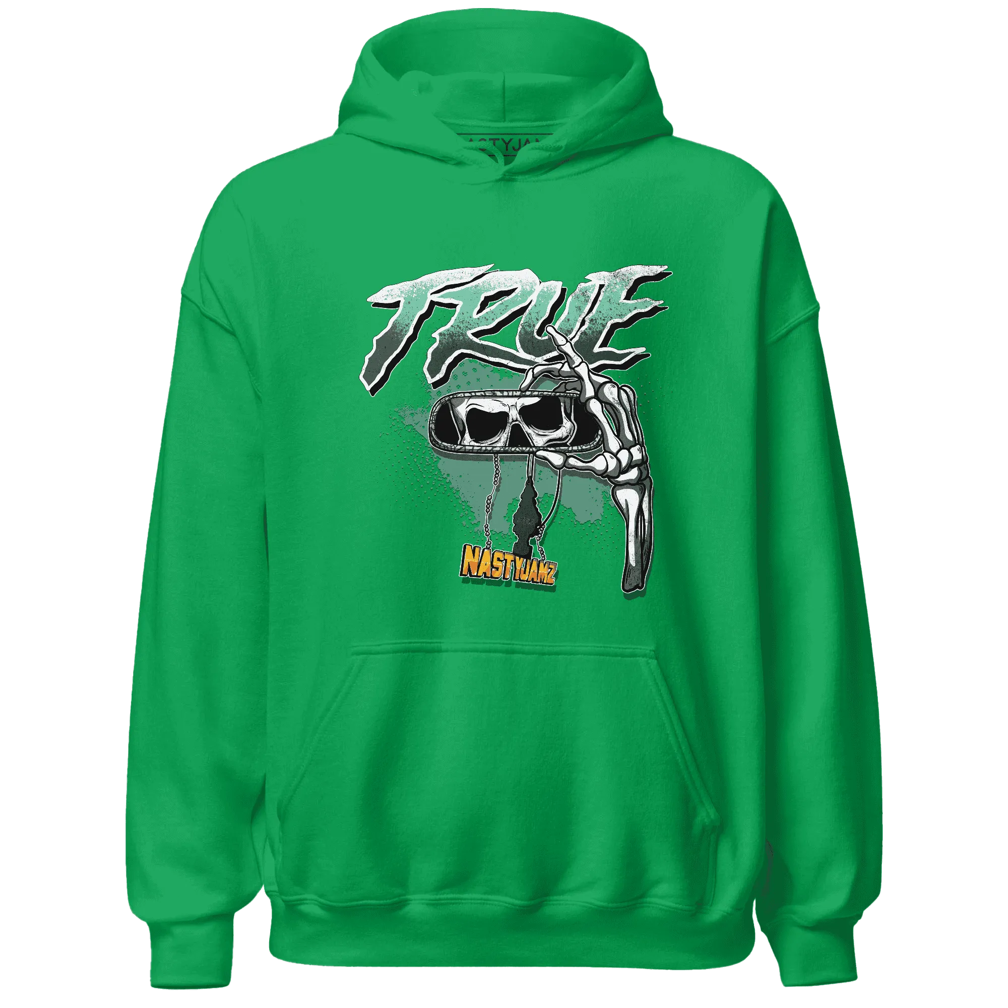 NastyJamz-Green-Glow-3s-Hoodie-Match-TRUE