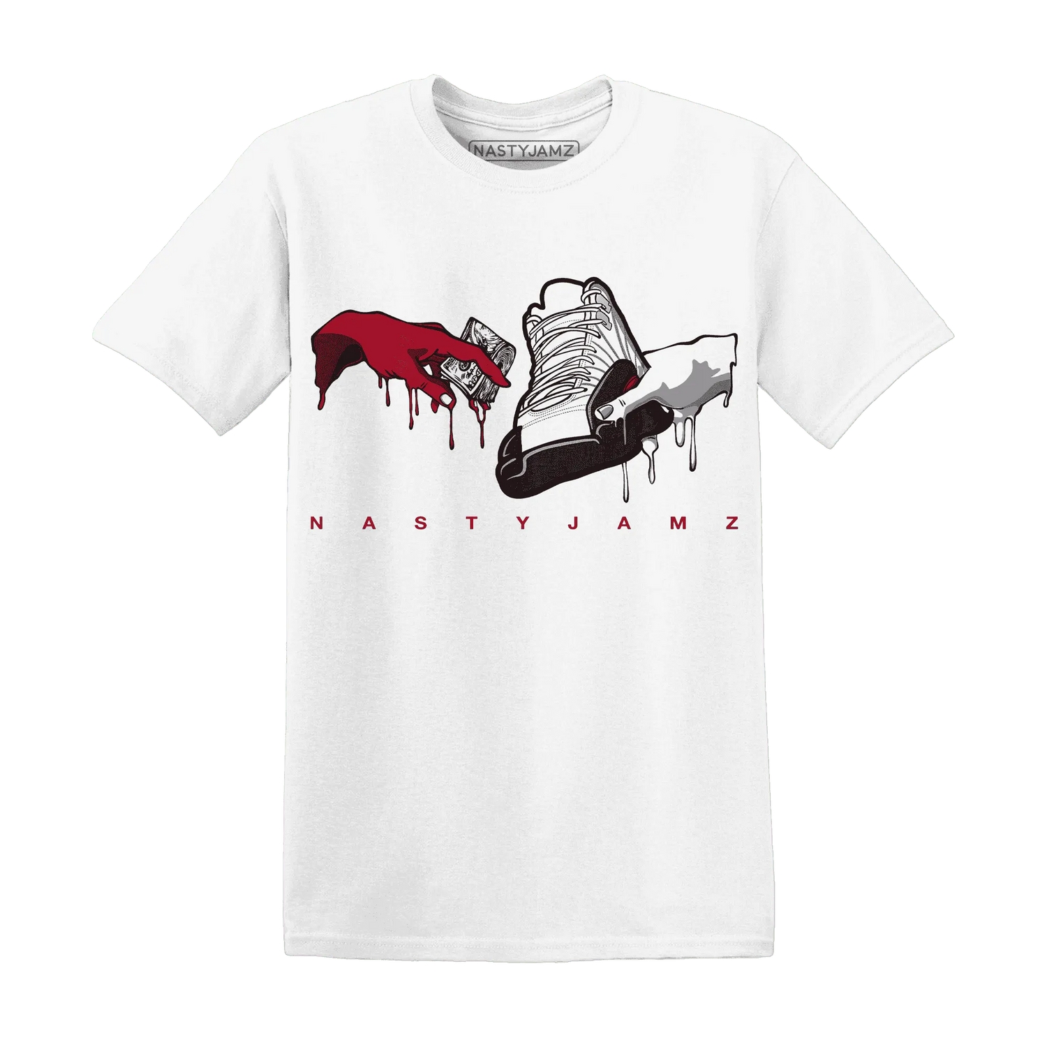 Retro-Red-Taxi-12s-T-Shirt-Match-Take-My-Money-Sneaker