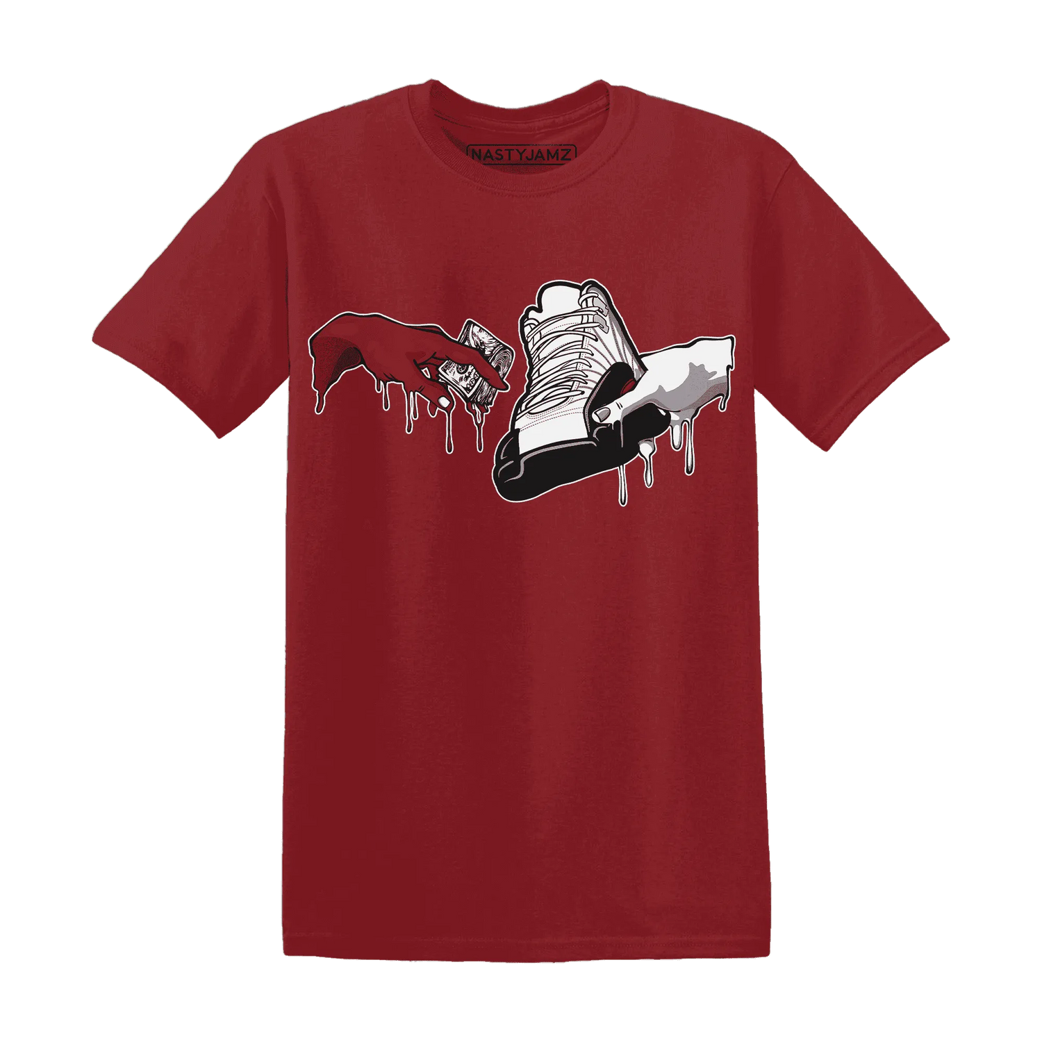 Retro-Red-Taxi-12s-T-Shirt-Match-Take-My-Money-Sneaker
