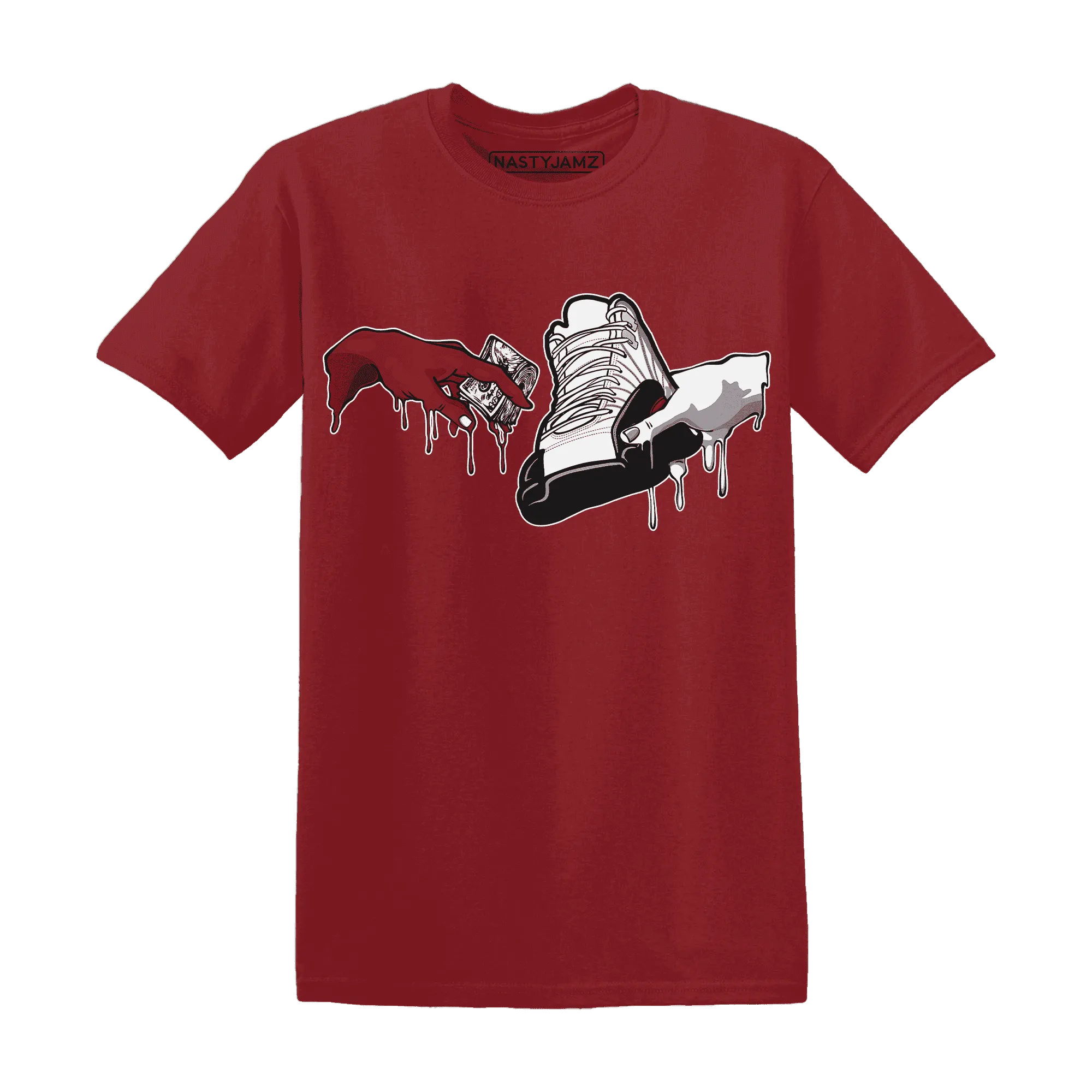 Retro-Red-Taxi-12s-T-Shirt-Match-Take-My-Money-Sneaker