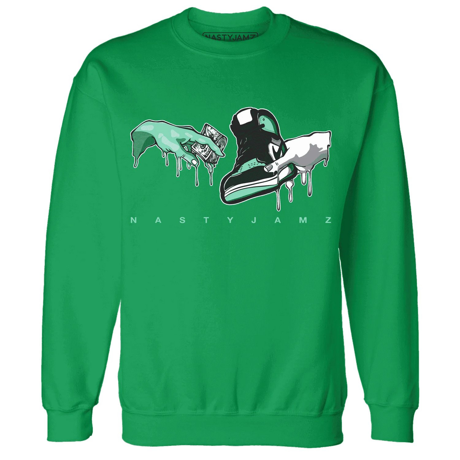 High-OG-Green-Glow-1s-Sweatshirt-Match-Take-My-Money-Sneaker