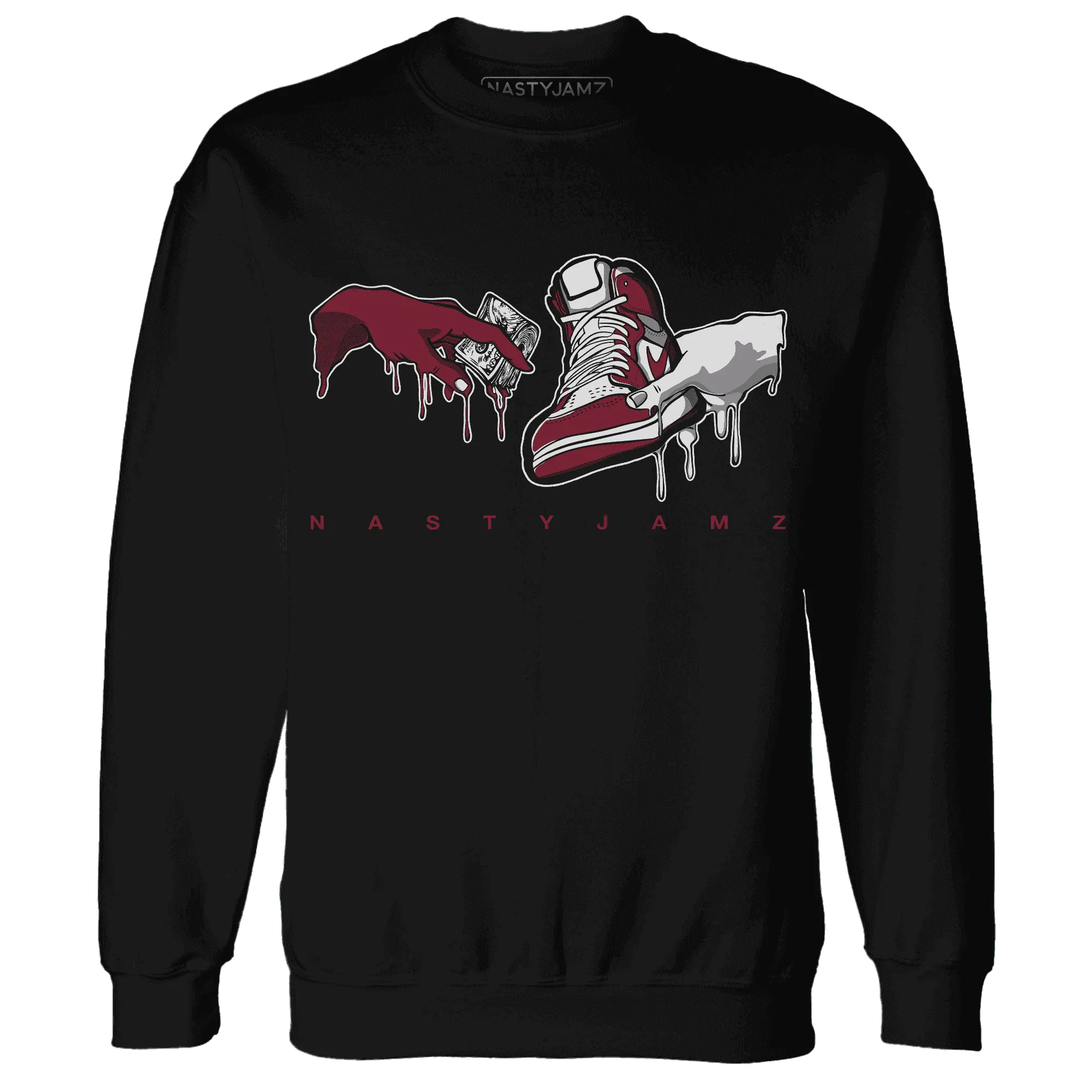 High-White-Team-Red-1s-Sweatshirt-Match-Take-My-Money-Sneaker