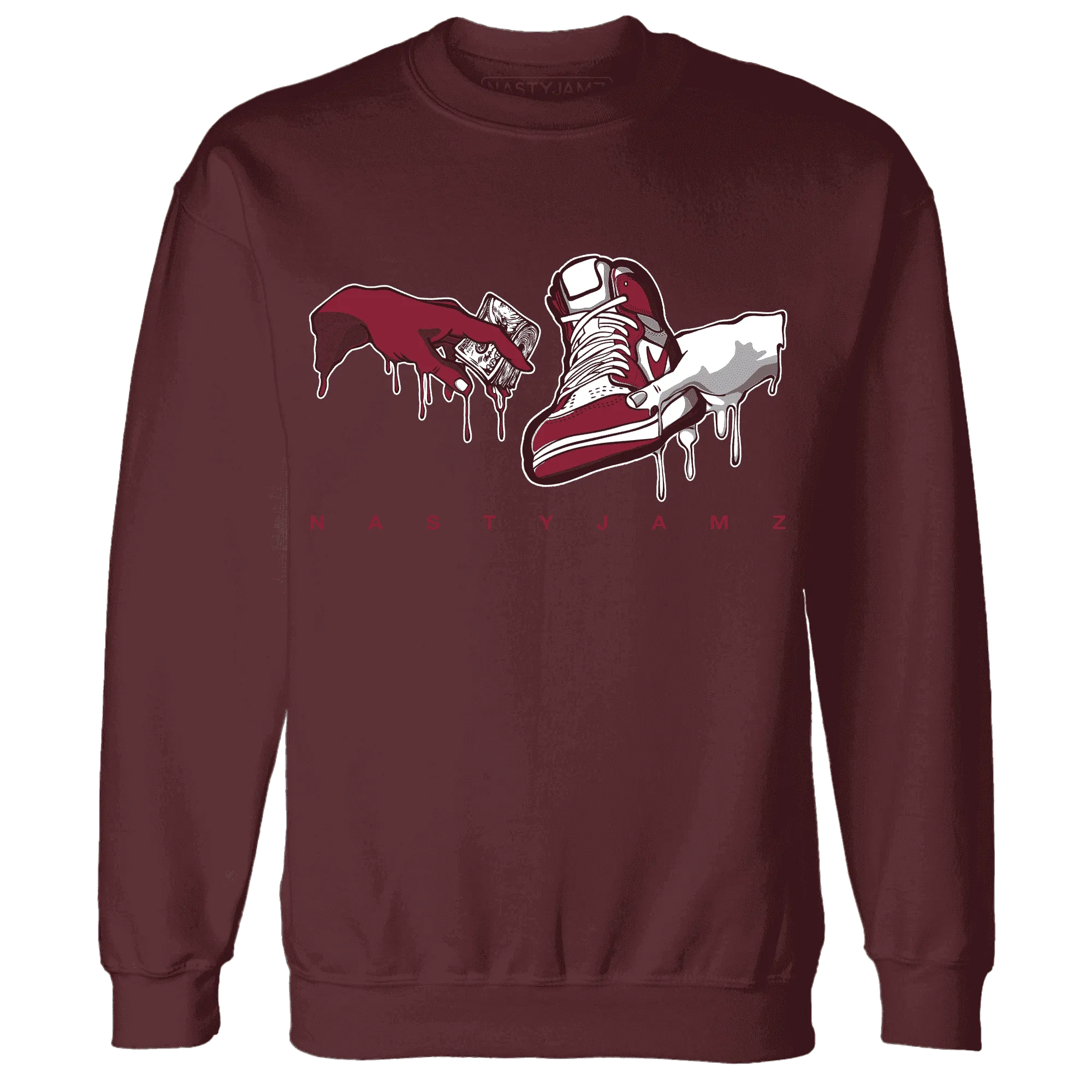 High-White-Team-Red-1s-Sweatshirt-Match-Take-My-Money-Sneaker