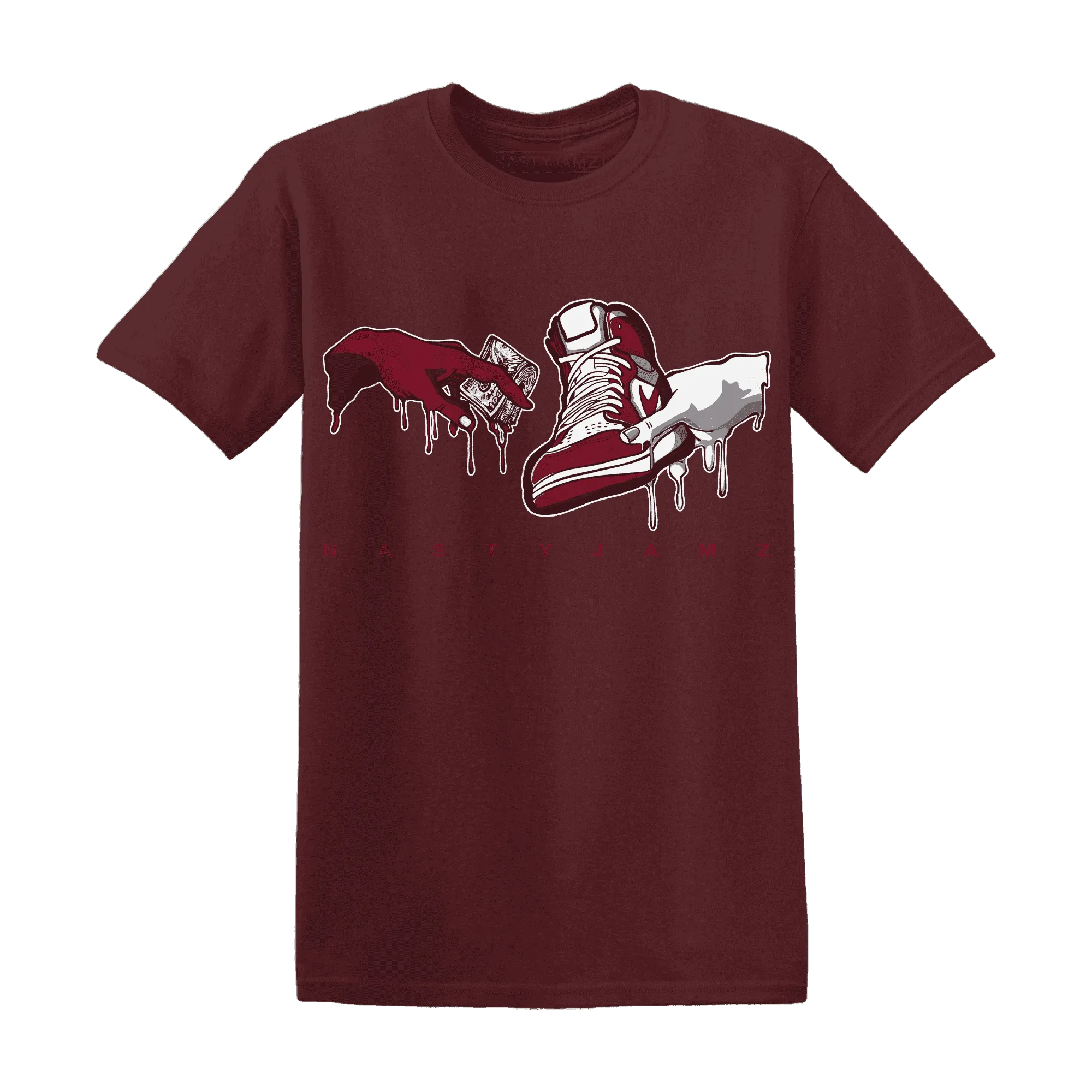 High-White-Team-Red-1s-T-Shirt-Match-Take-My-Money-Sneaker