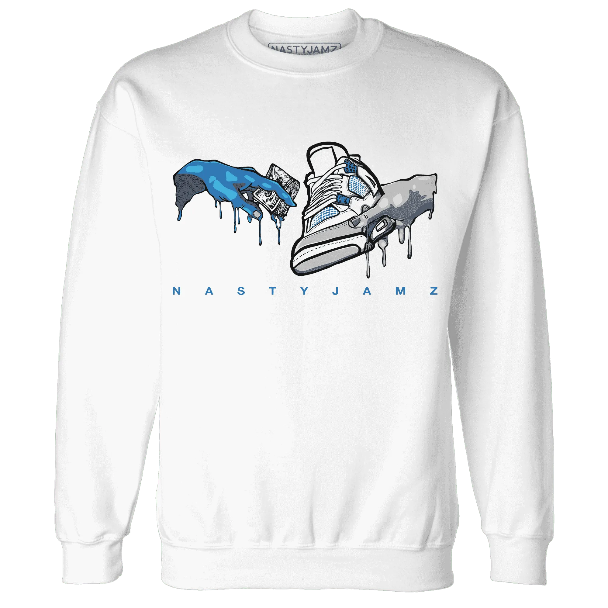 Industrial-Blue-4s-Sweatshirt-Match-Take-My-Money-Sneaker