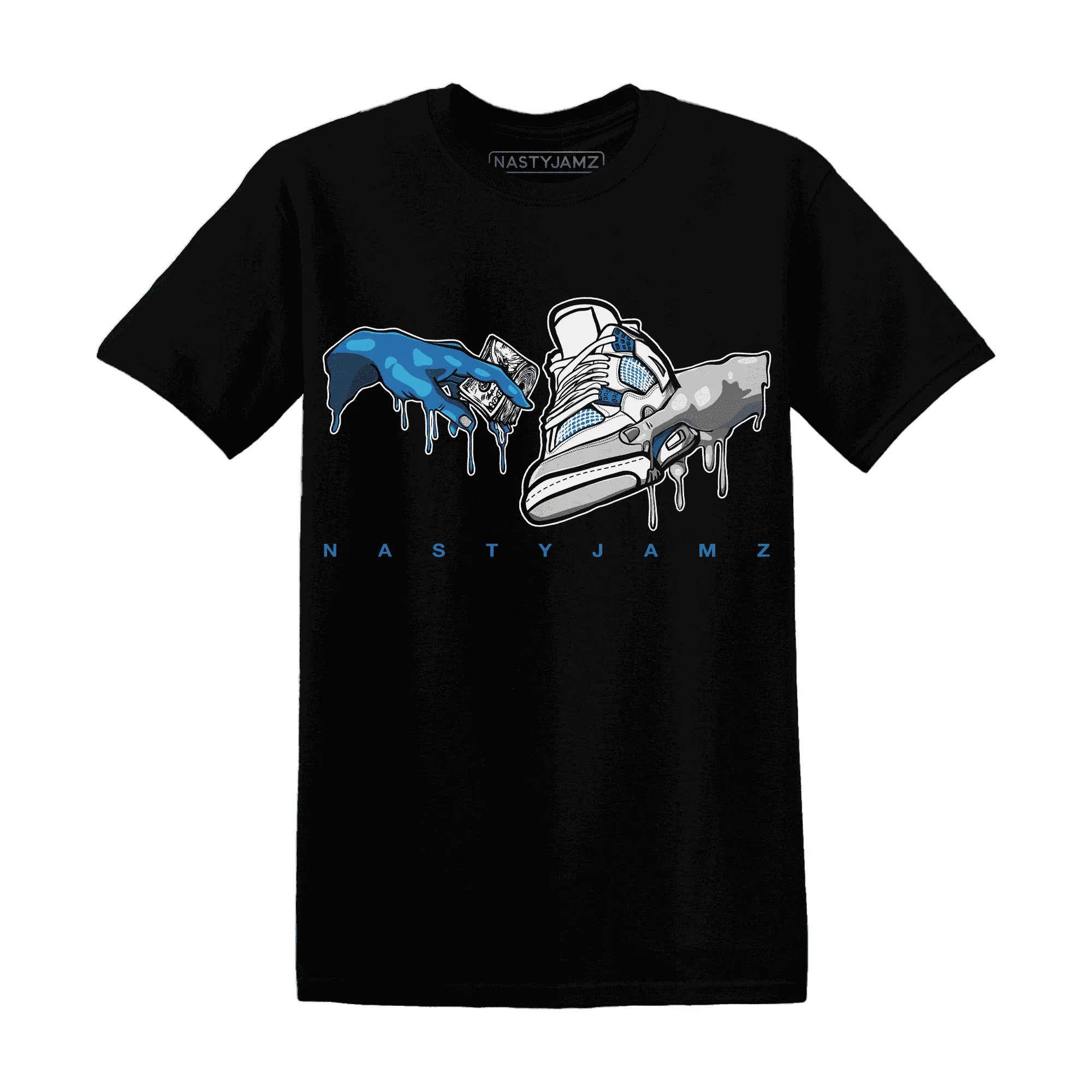 Industrial-Blue-4s-T-Shirt-Match-Take-My-Money-Sneaker