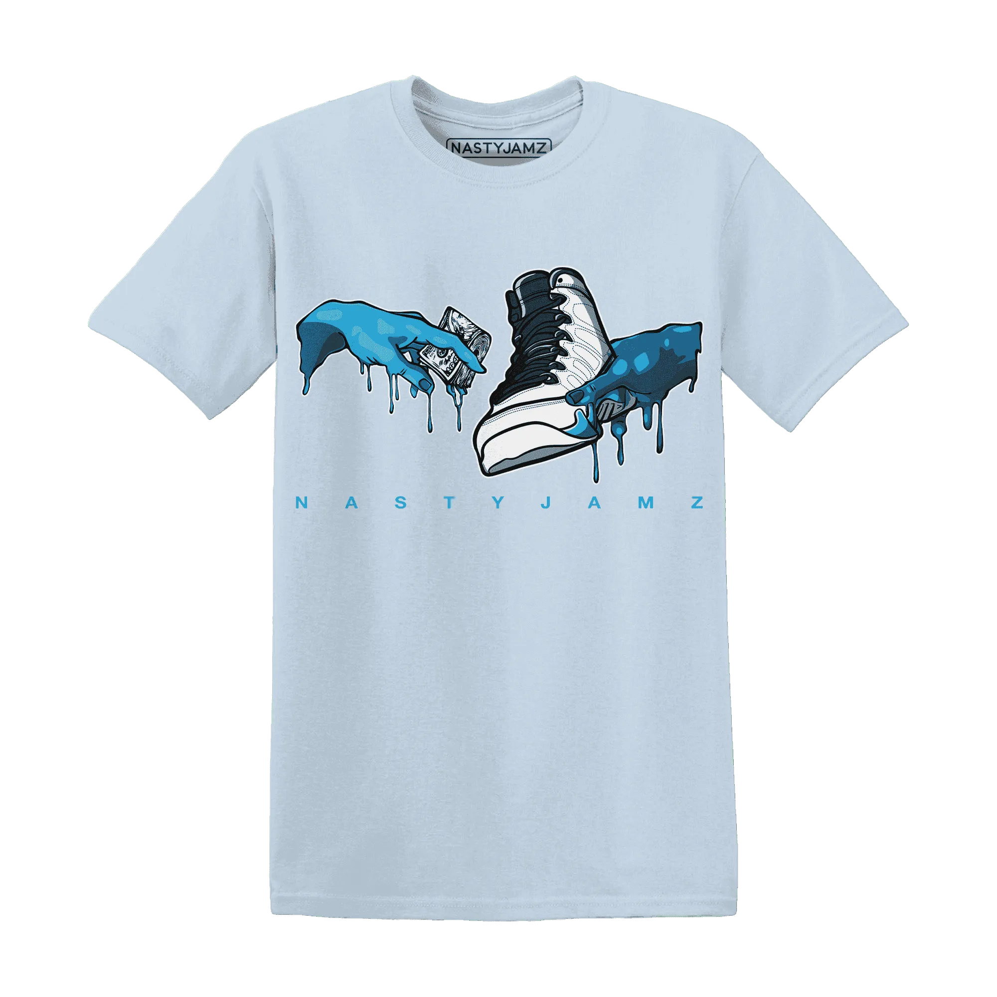 Powder-Blue-9s-T-Shirt-Match-Take-My-Money-Sneaker