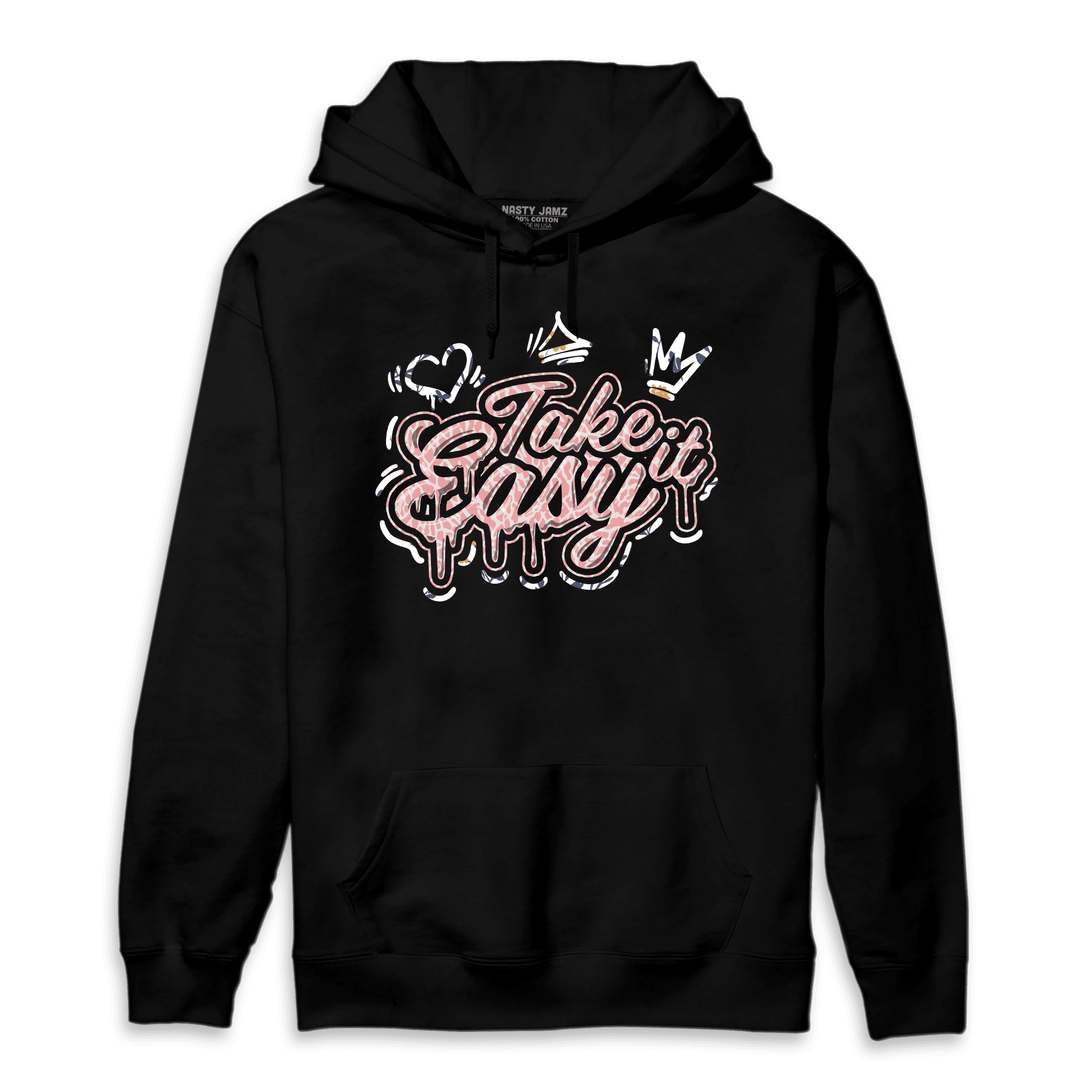 Red Stardust 3s Hoodie Match Take It Easy - NastyJamz