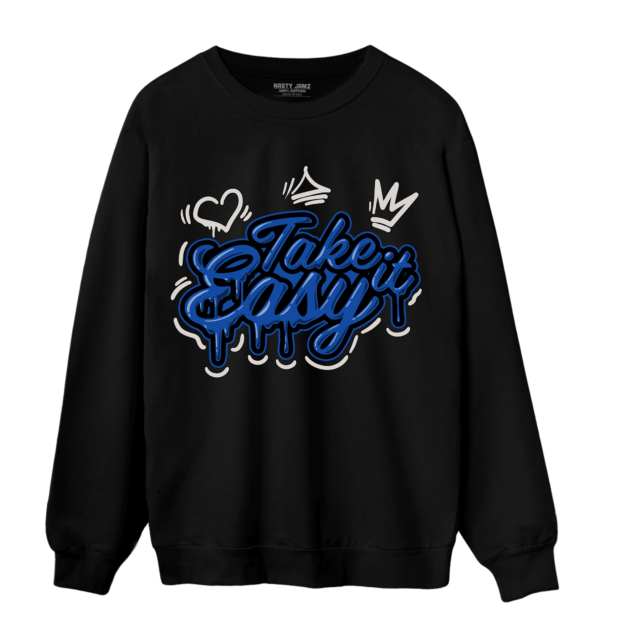 Air Max 1 86 Royal Sweatshirt Match Take It Easy - NastyJamz