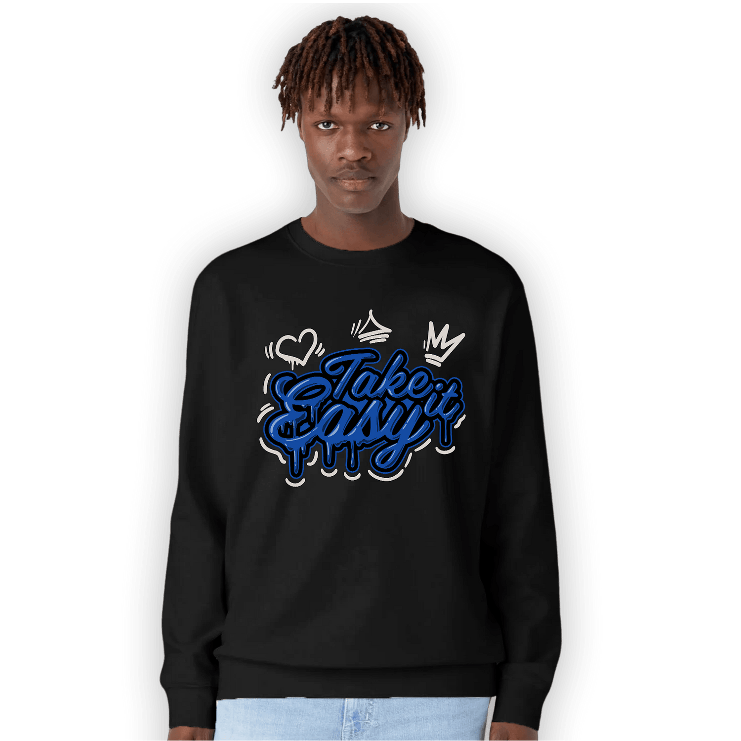 Air Max 1 86 Royal Sweatshirt Match Take It Easy - NastyJamz