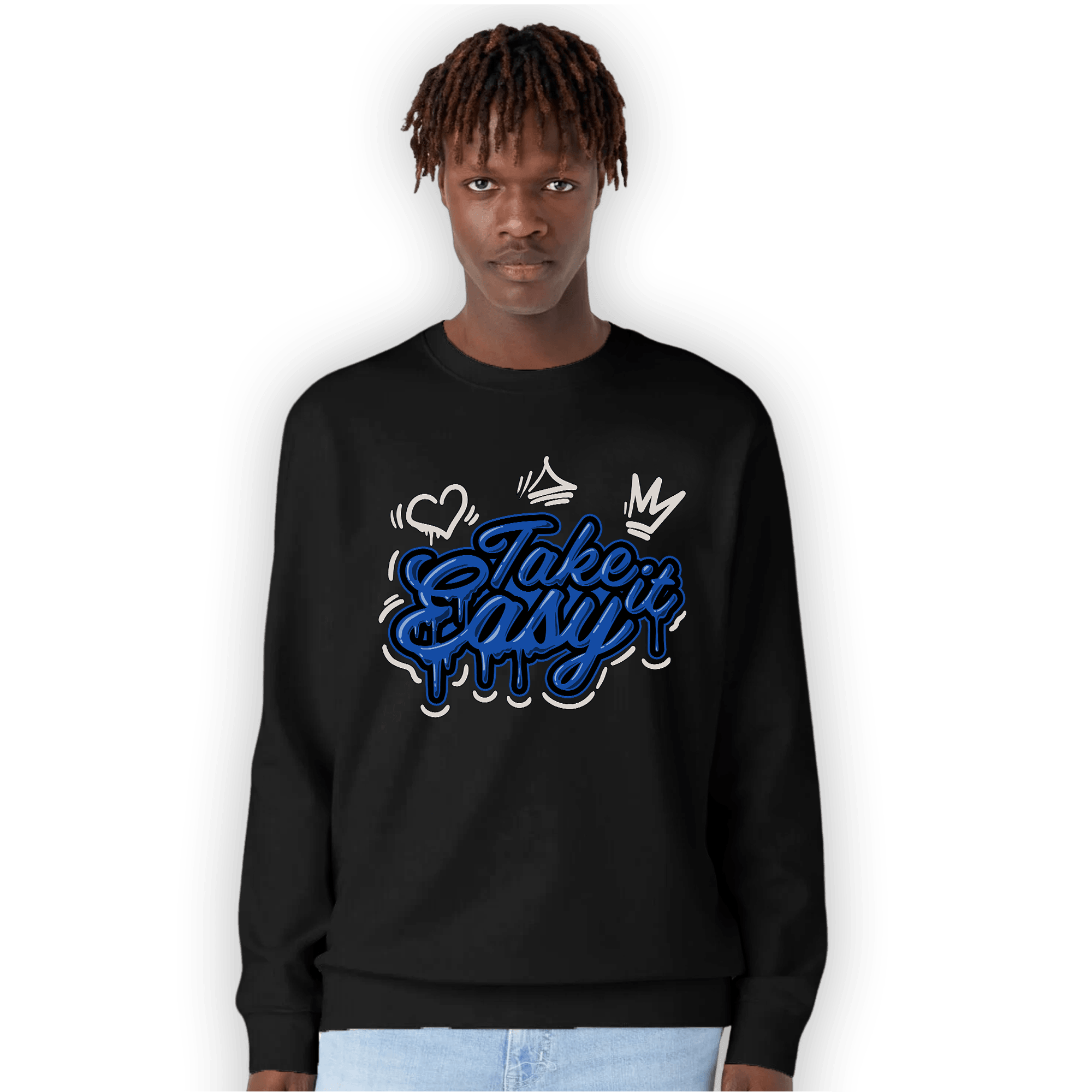 Air Max 1 86 Royal Sweatshirt Match Take It Easy - NastyJamz