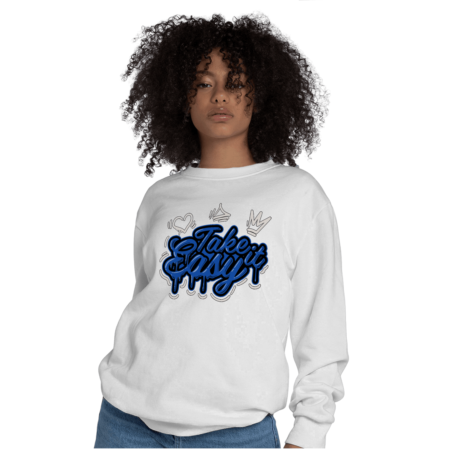 Air Max 1 86 Royal Sweatshirt Match Take It Easy - NastyJamz