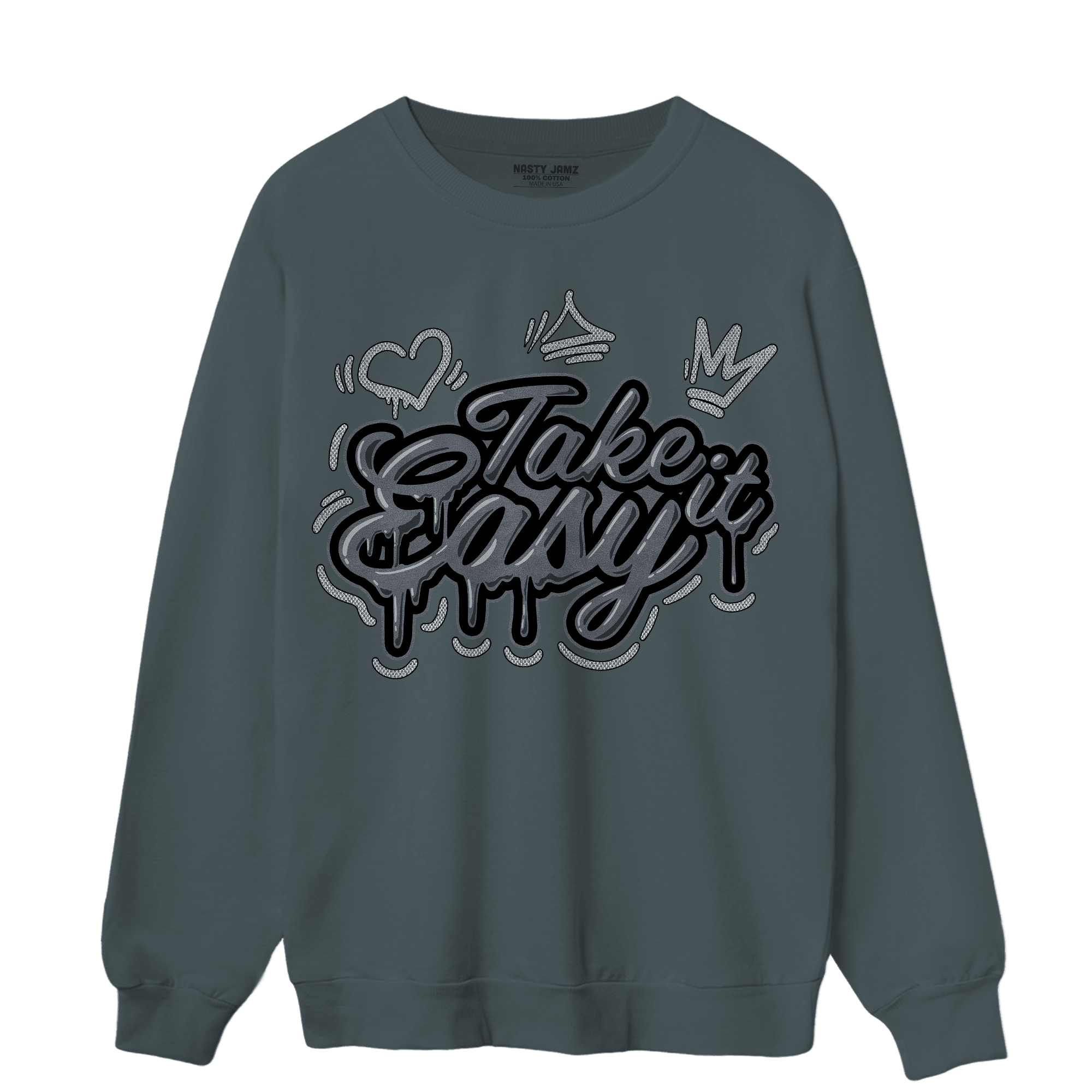 Air Max 90 Iron Grey Sweatshirt Match Take It Easy - NastyJamz