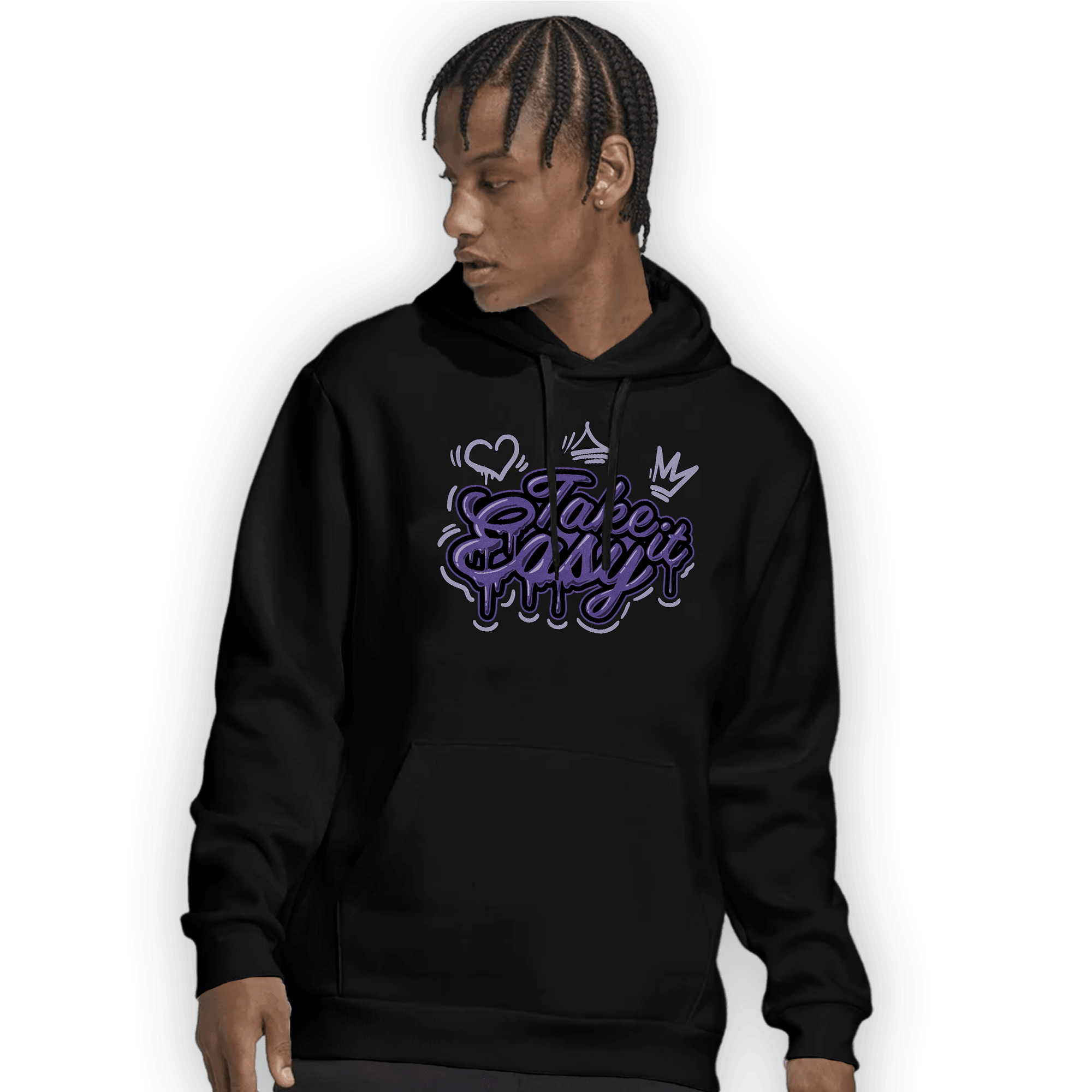 Dunk Low Plum Hoodie Match Take It Easy - NastyJamz